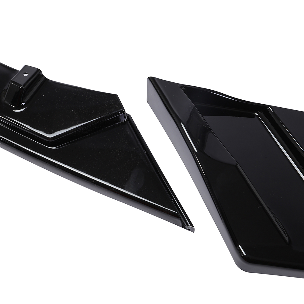 thumbnail image 2 of 3-Piece Glossy Black Front Bumper Lip Spoiler For 2016-2020 Honda Civic - ABS Body Kit 2 of 9