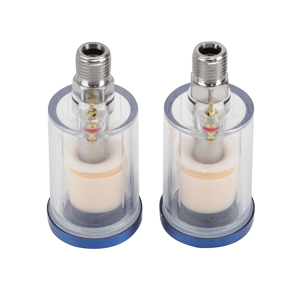 Pair Of Mini Air Filter & Moisture Separators For Spray Guns - 1/4" Inline, 1 Year Warranty 12 thumbnail image