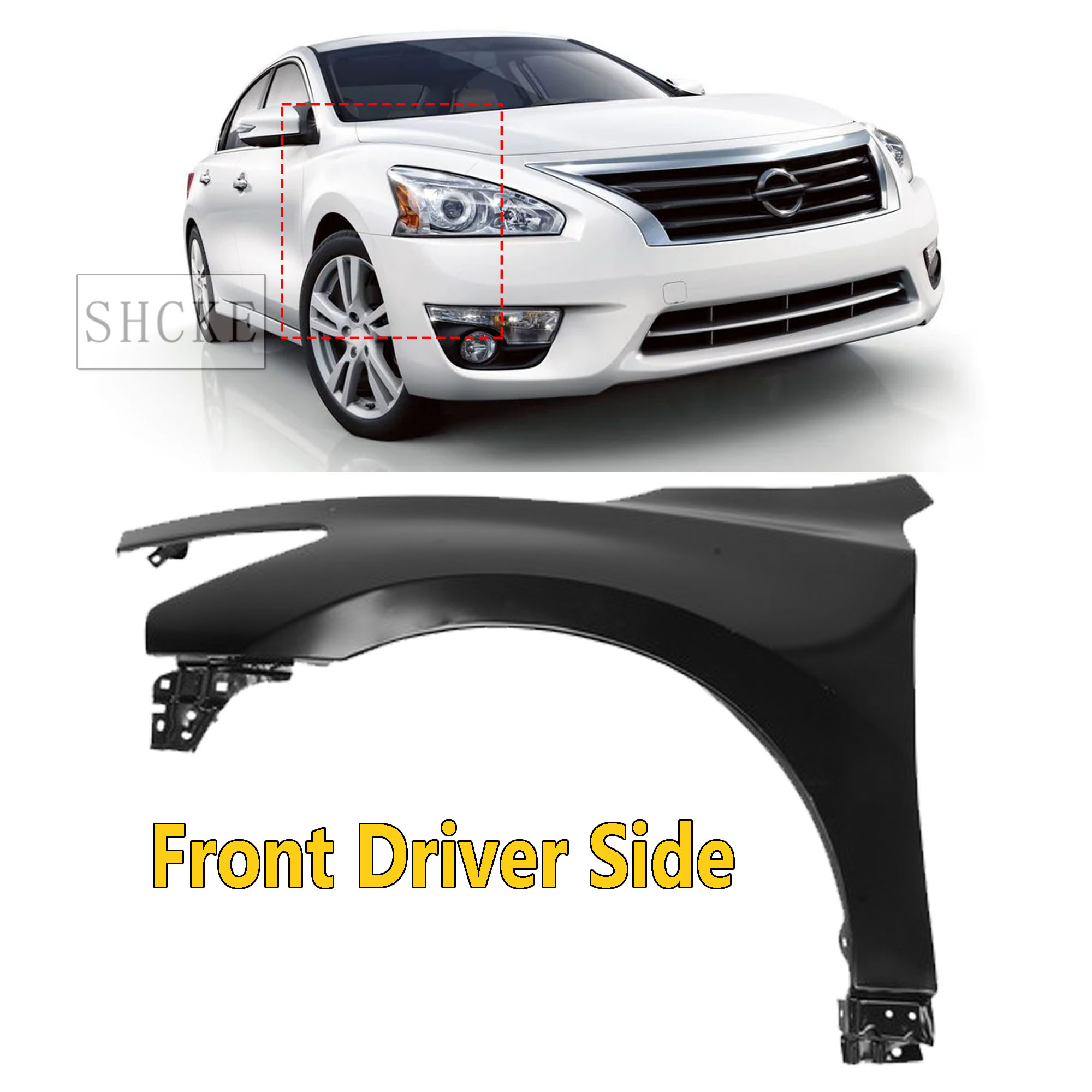Fender For 2013-2018 Cadillac ATS Sedan Front Left Side Primed