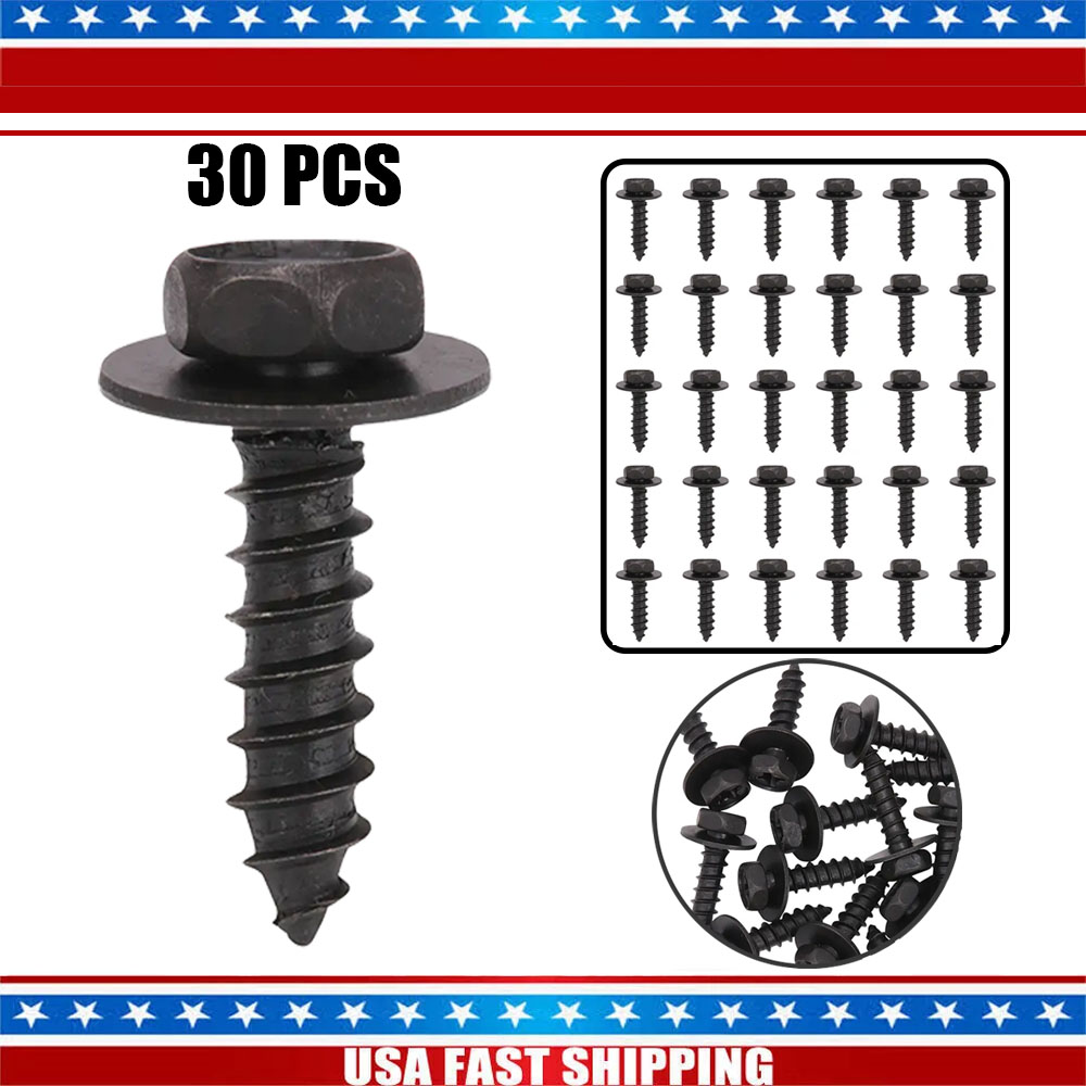 30 Pack Bumper Cover Bolts 30-Pack Toyota 90159-60496 Screws