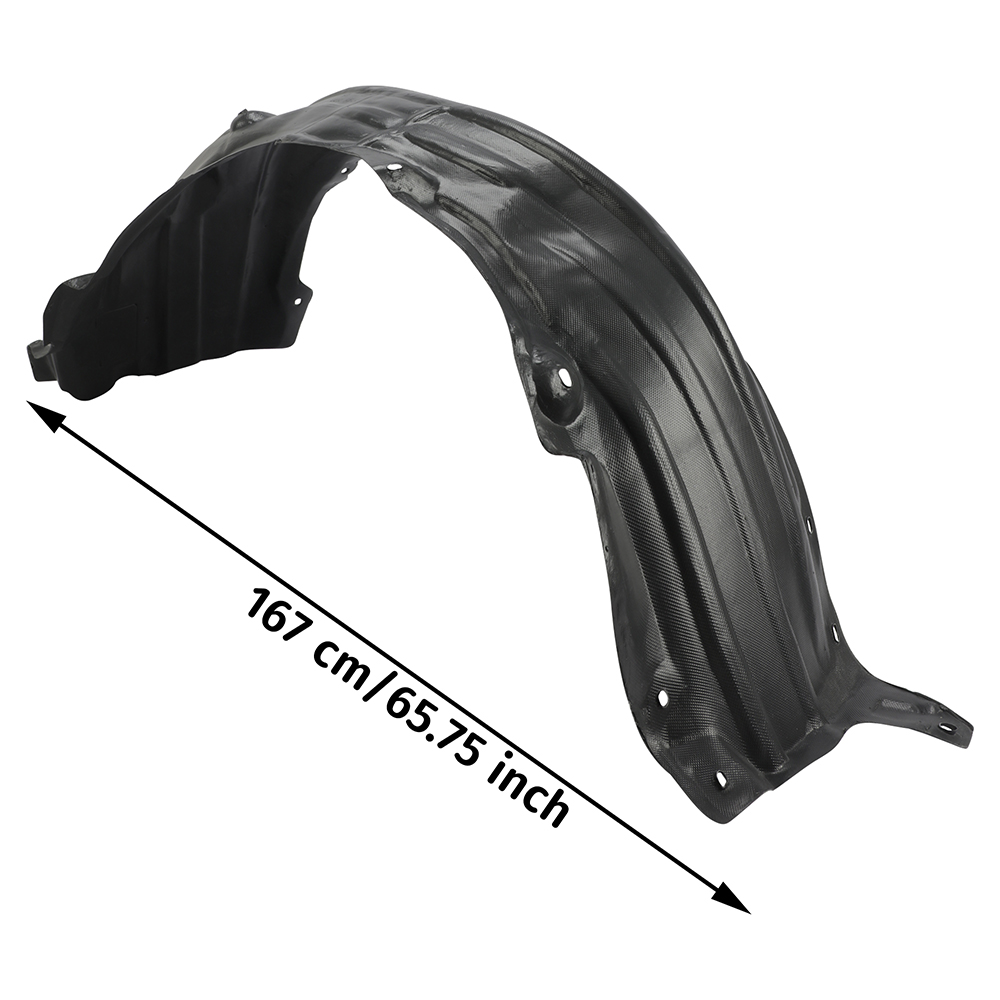 TRQ Front Right Inner Fender Liner Compatible With 2014-2016