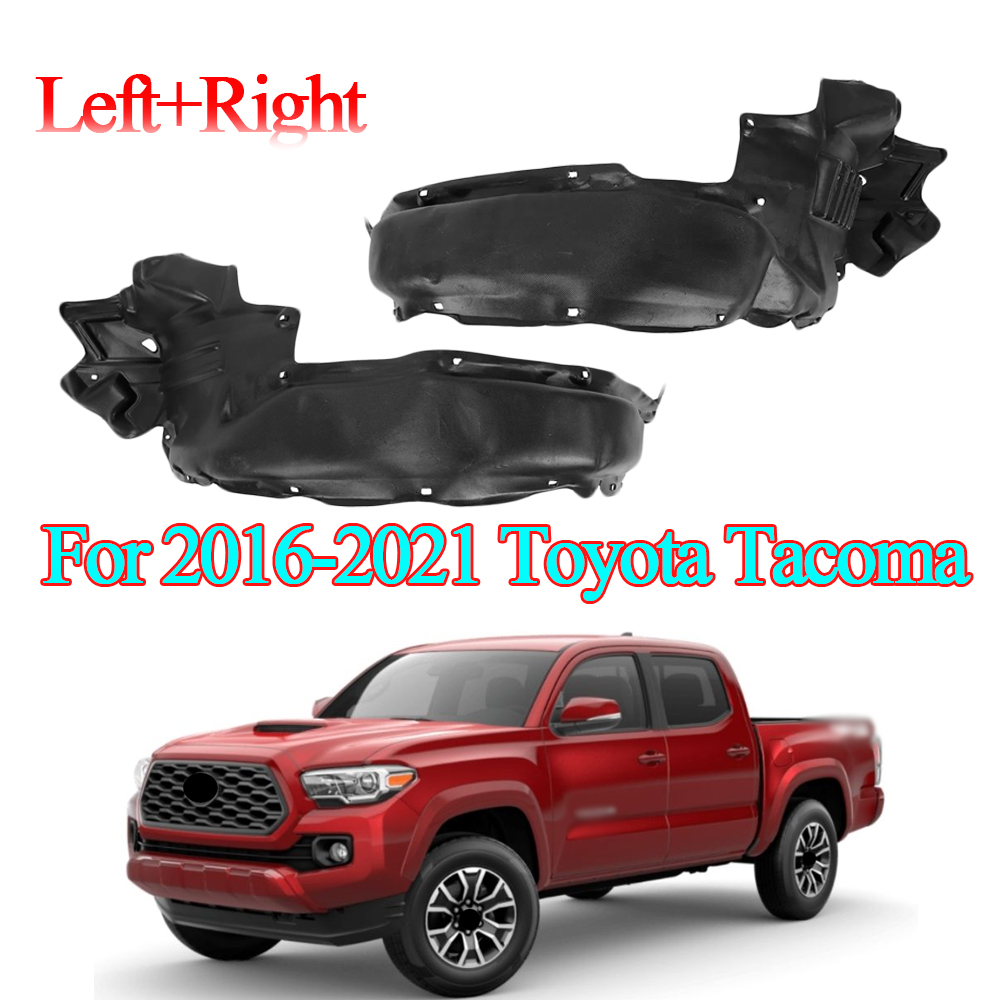 Front LH+RH Fender Liner For 2016-2020 2021 Toyota Tacoma