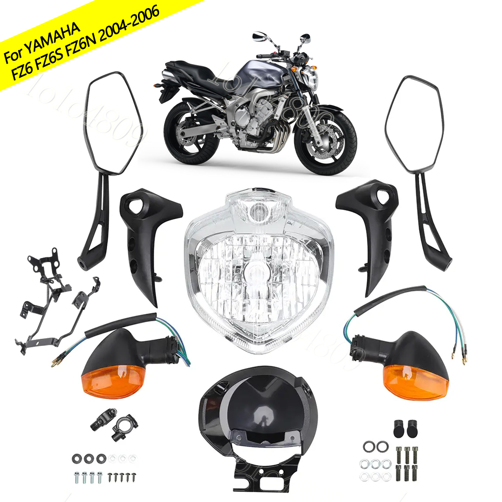Front Headlight Assembly For YAMAHA FZ6 FZ6S FZ6N 2004 2005 2006