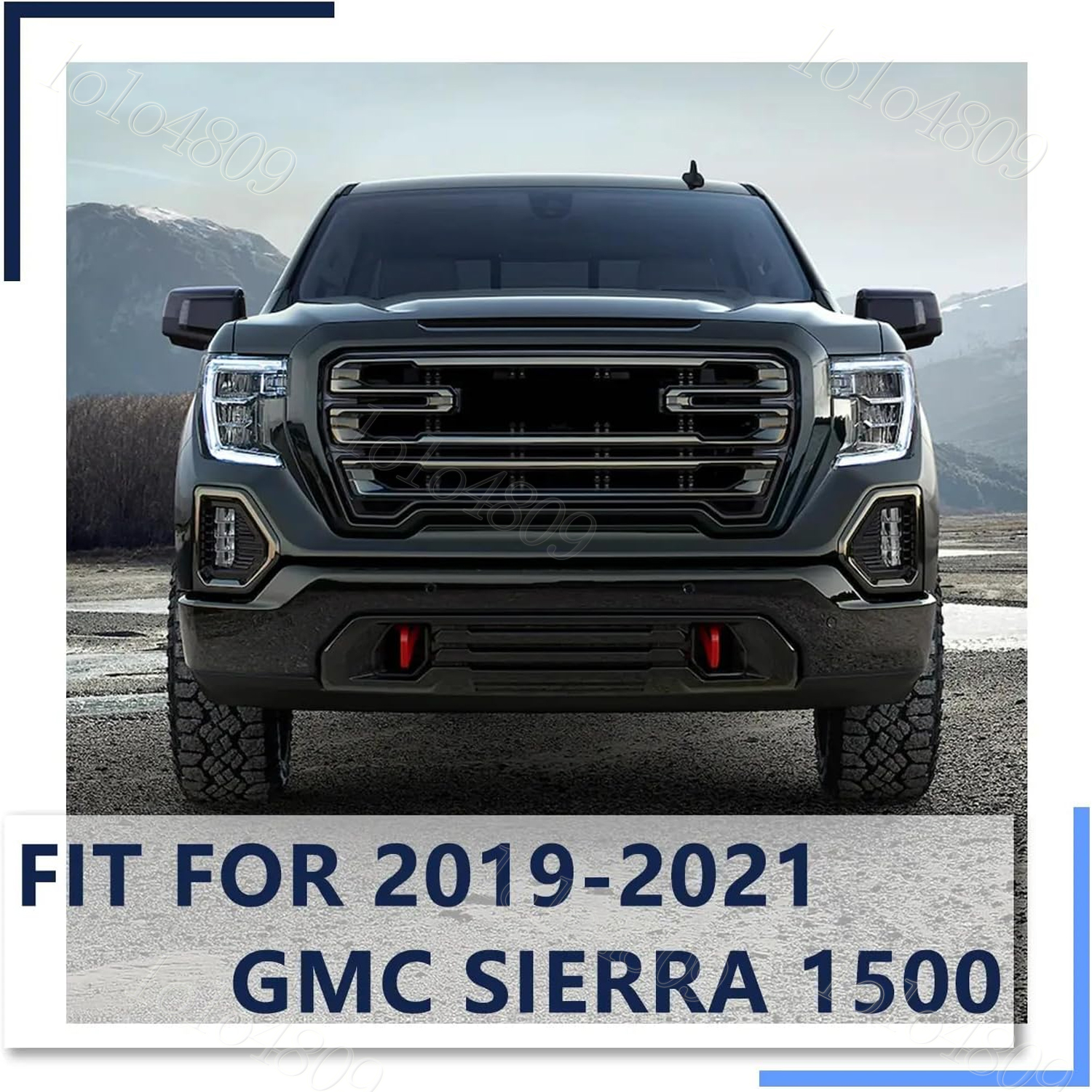 For GMC Sierra 1500 2019-2021 Front Bumper Face Bar Replacement