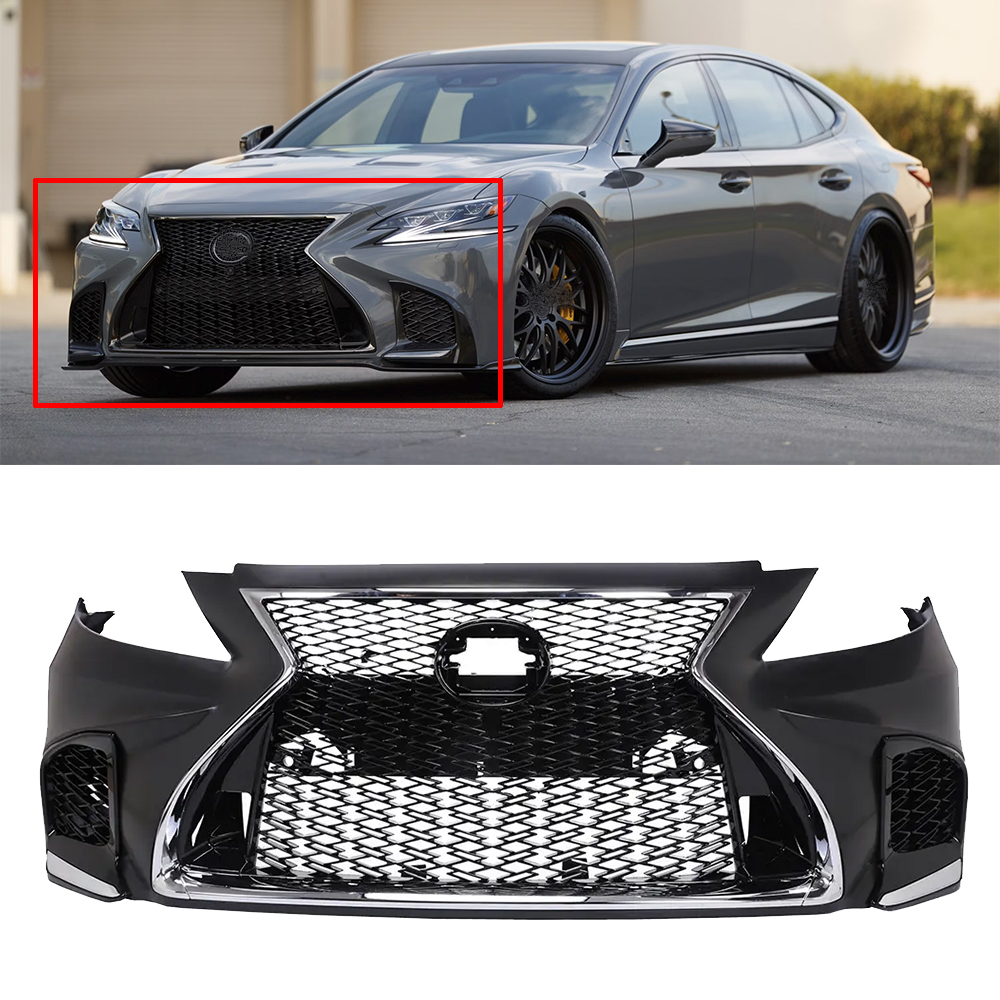 Front Bumper Kit Fits 2007 08 2009 Lexus LS460 LS600h to 2018+ LS