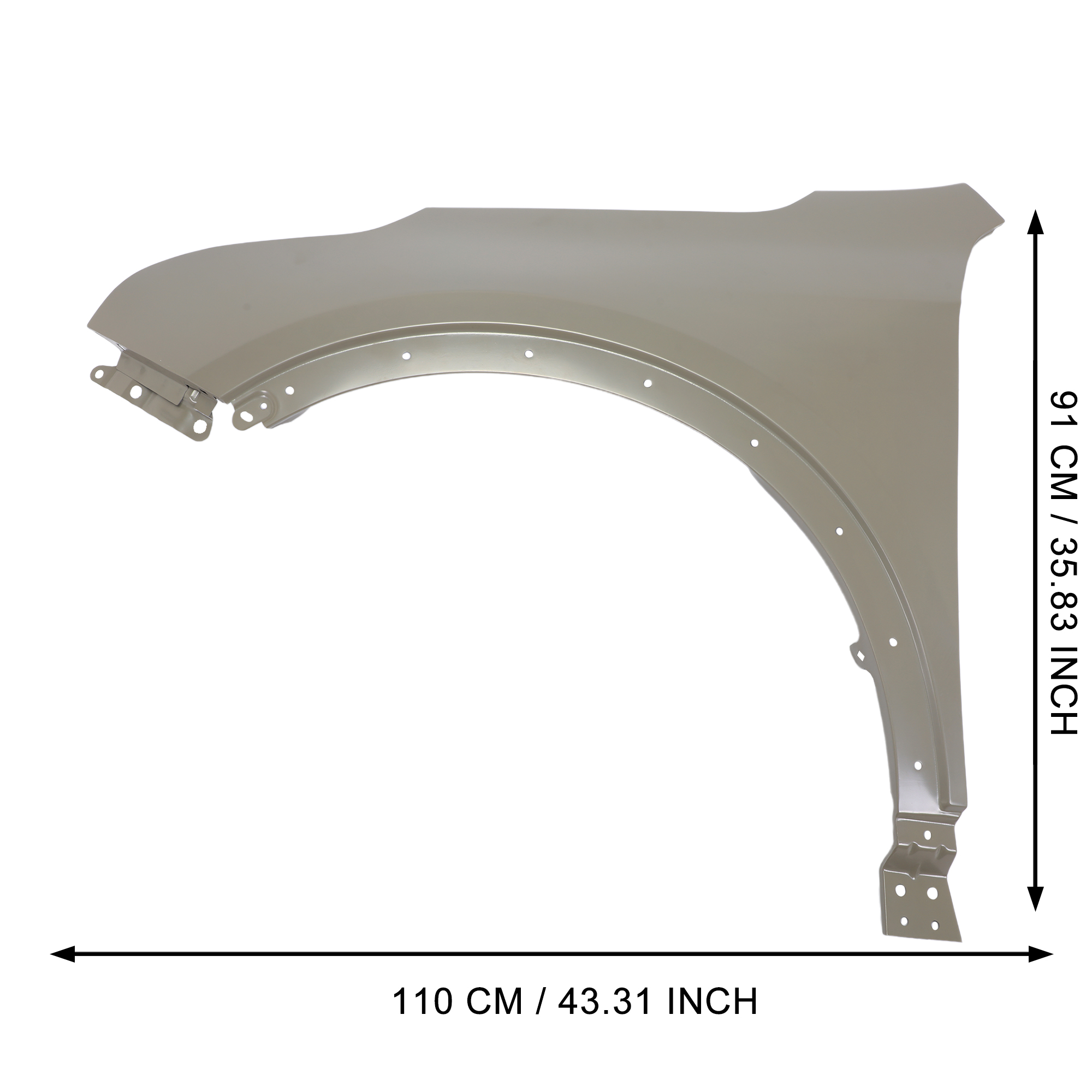 GM1240412 New Replacement Front Driver Side Fender Fits 2019-2022