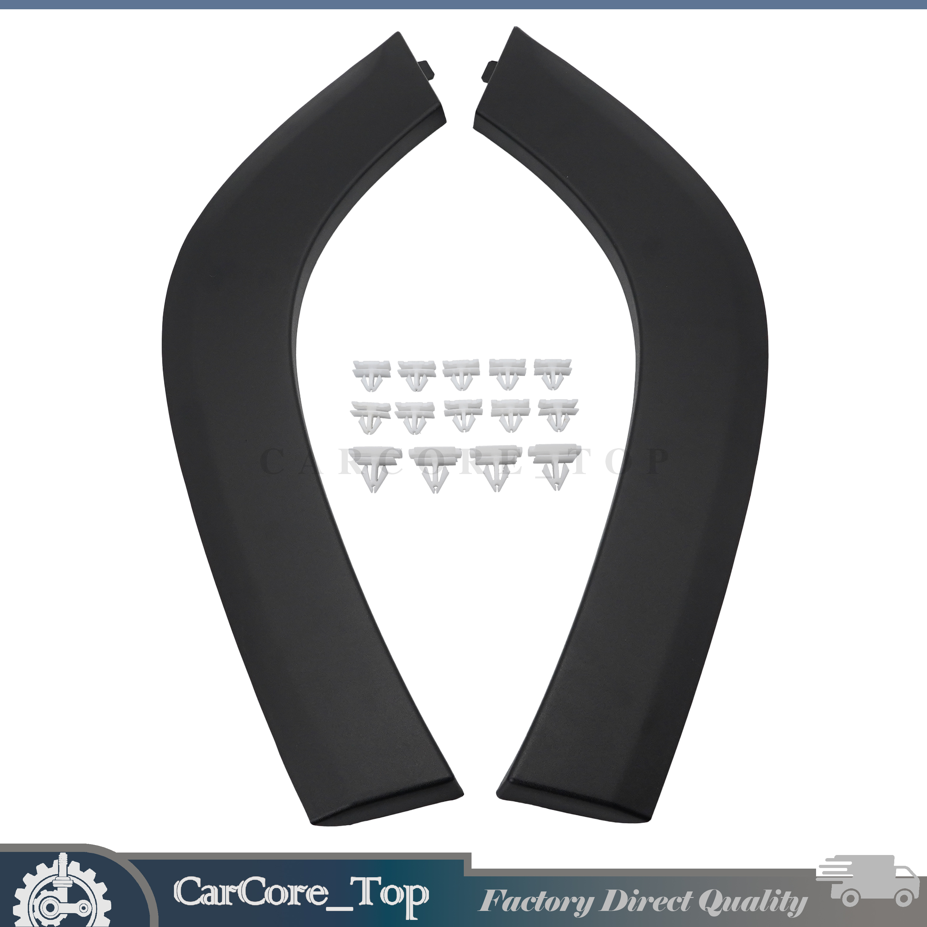 NEW 2PCS Rear Left & Right Side Wheel Opening Molding Fits 18-24 GMC Terrain