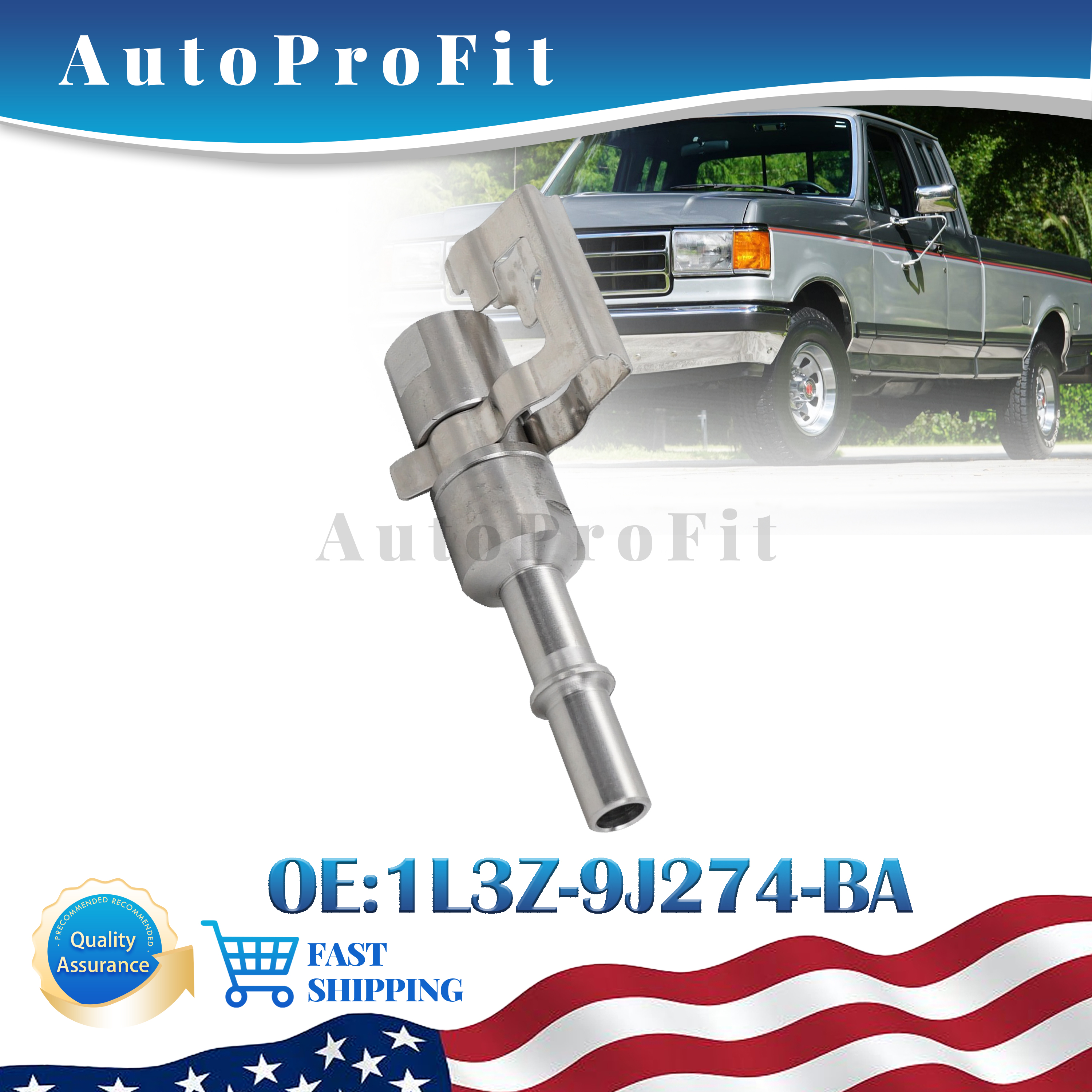 For Ford F350 F250 F150 Fuel Pump Line Return Check Valve Connector 1L3Z9J274-BA
