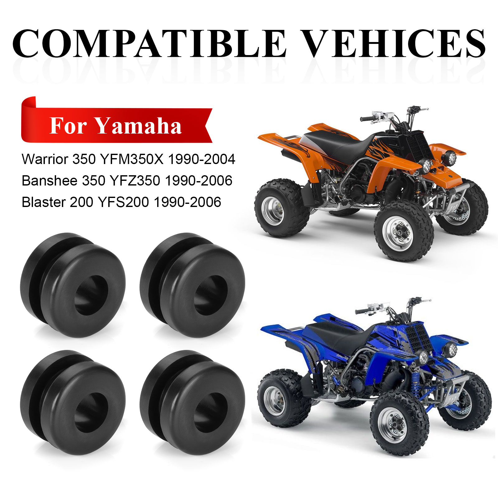 90480-18411-00 For Yamaha YFM350X YFZ350 YFS200 Rubber Heel