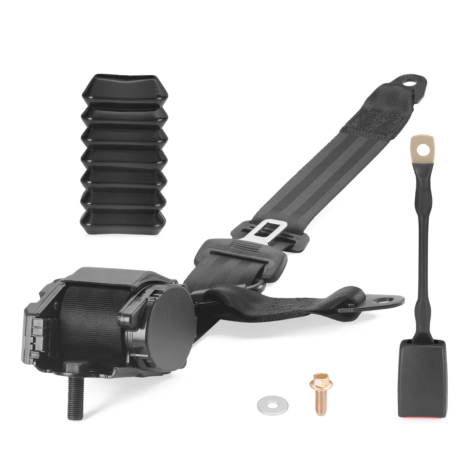 Belt Bypass Polaris Seat Belts Zozoye Rear Seat Belt W/Buckle Kit