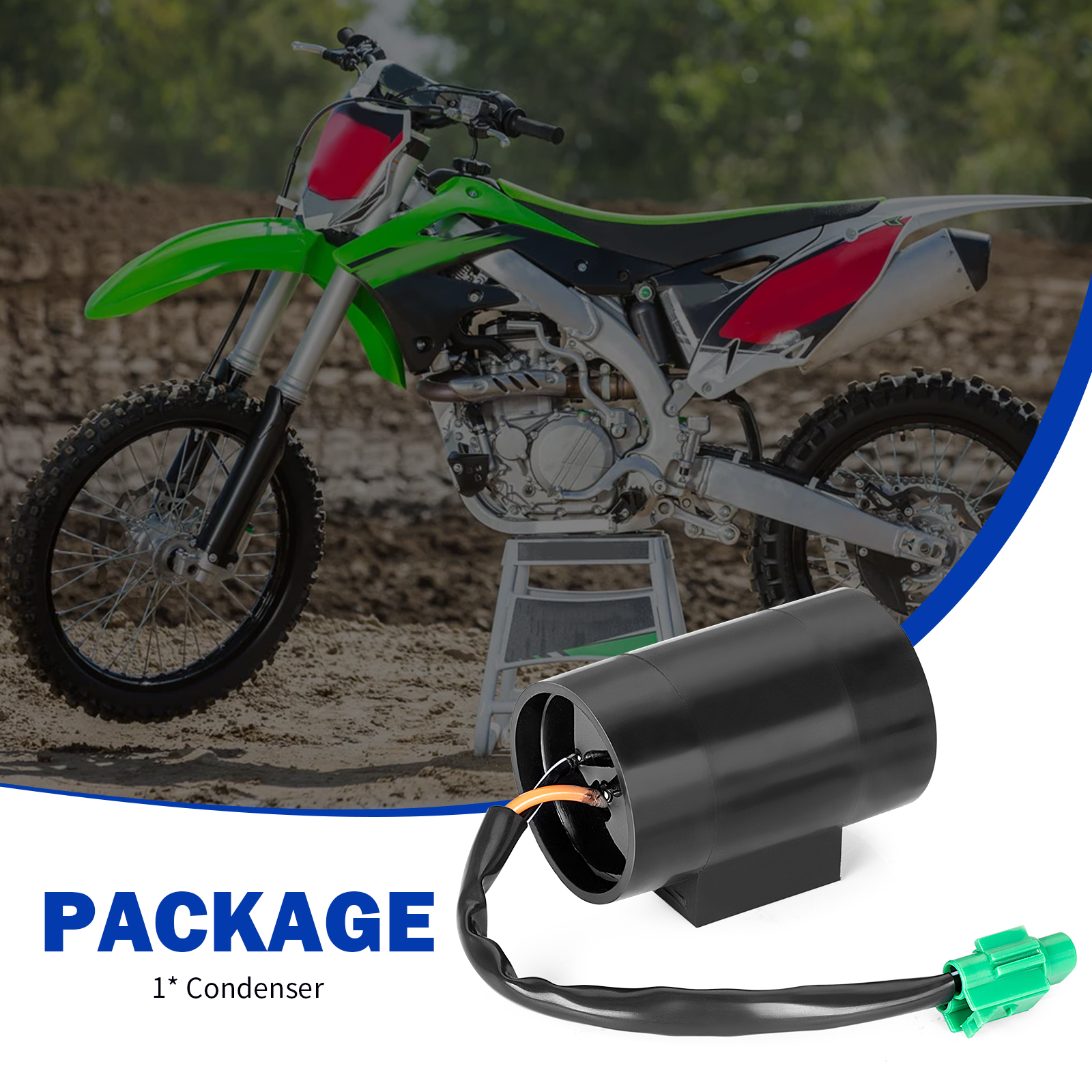 Condenser 21013-0001 for Kawasaki KX250F 2011 2012 2013-2016