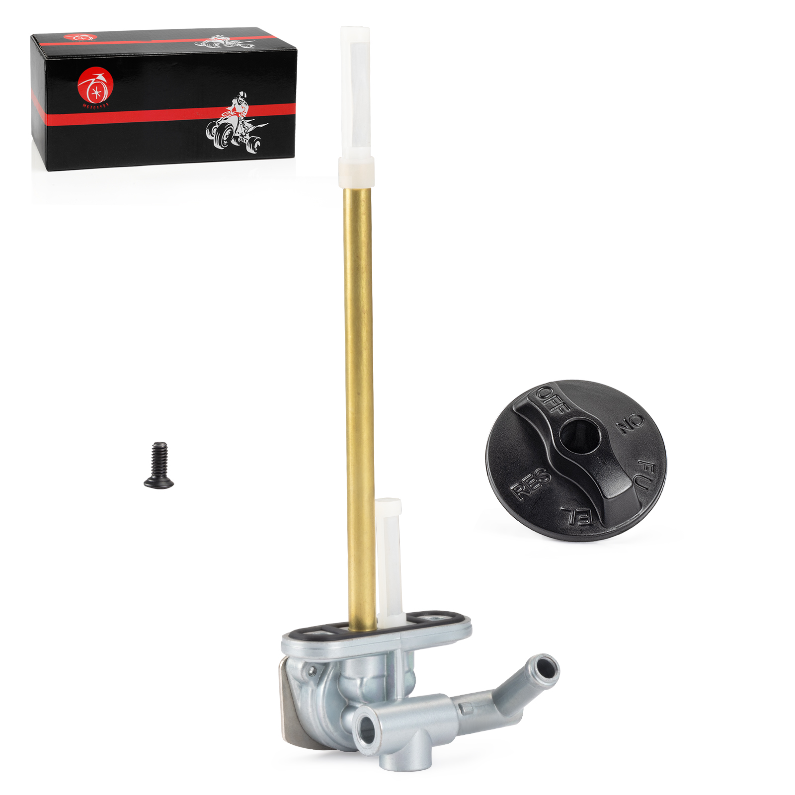 Fuel Tank Petcock Valve With Knob For Kawasaki Ninja ZX7R ZX7RR