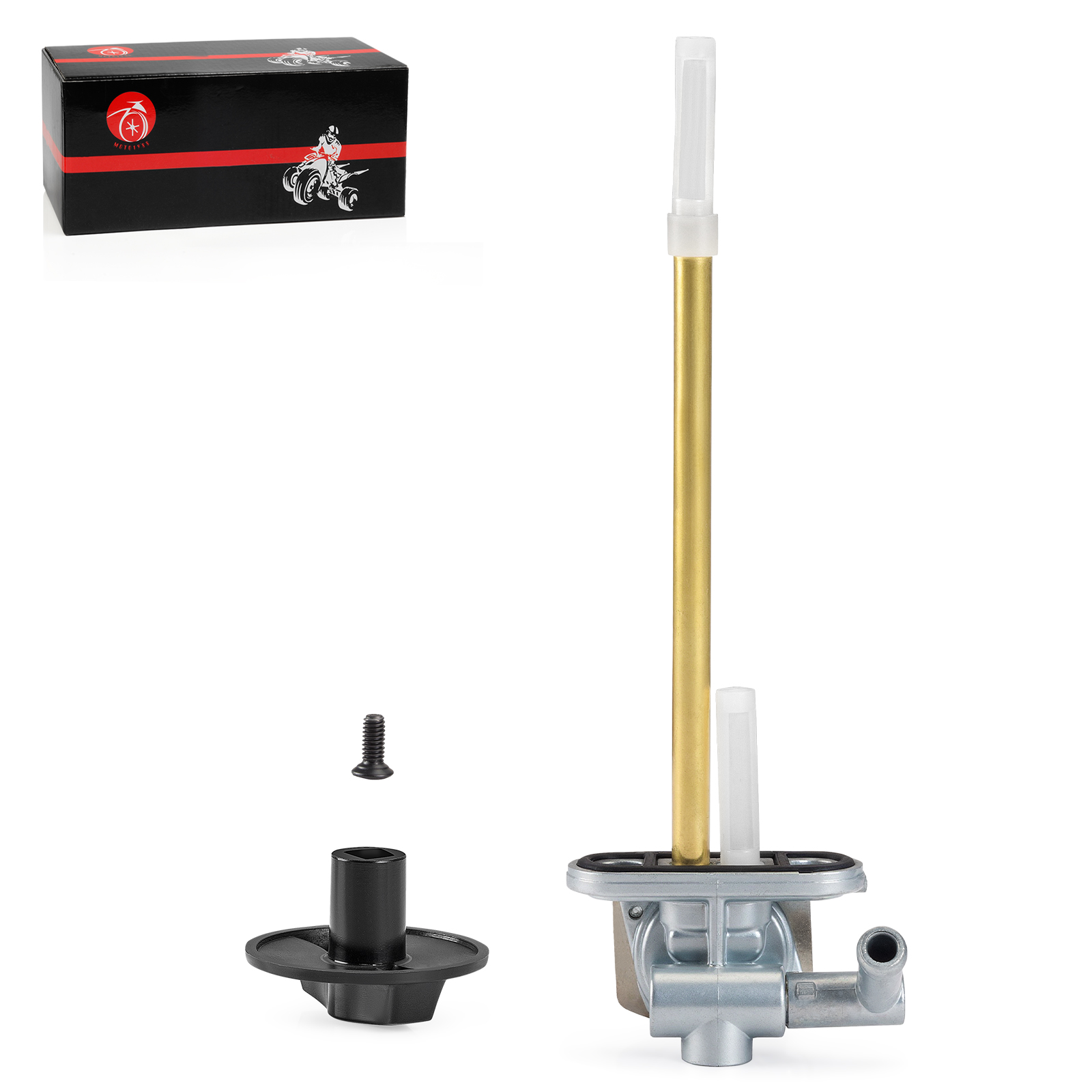 Fuel Tank Petcock Valve With Knob For Kawasaki Ninja ZX7R ZX7RR