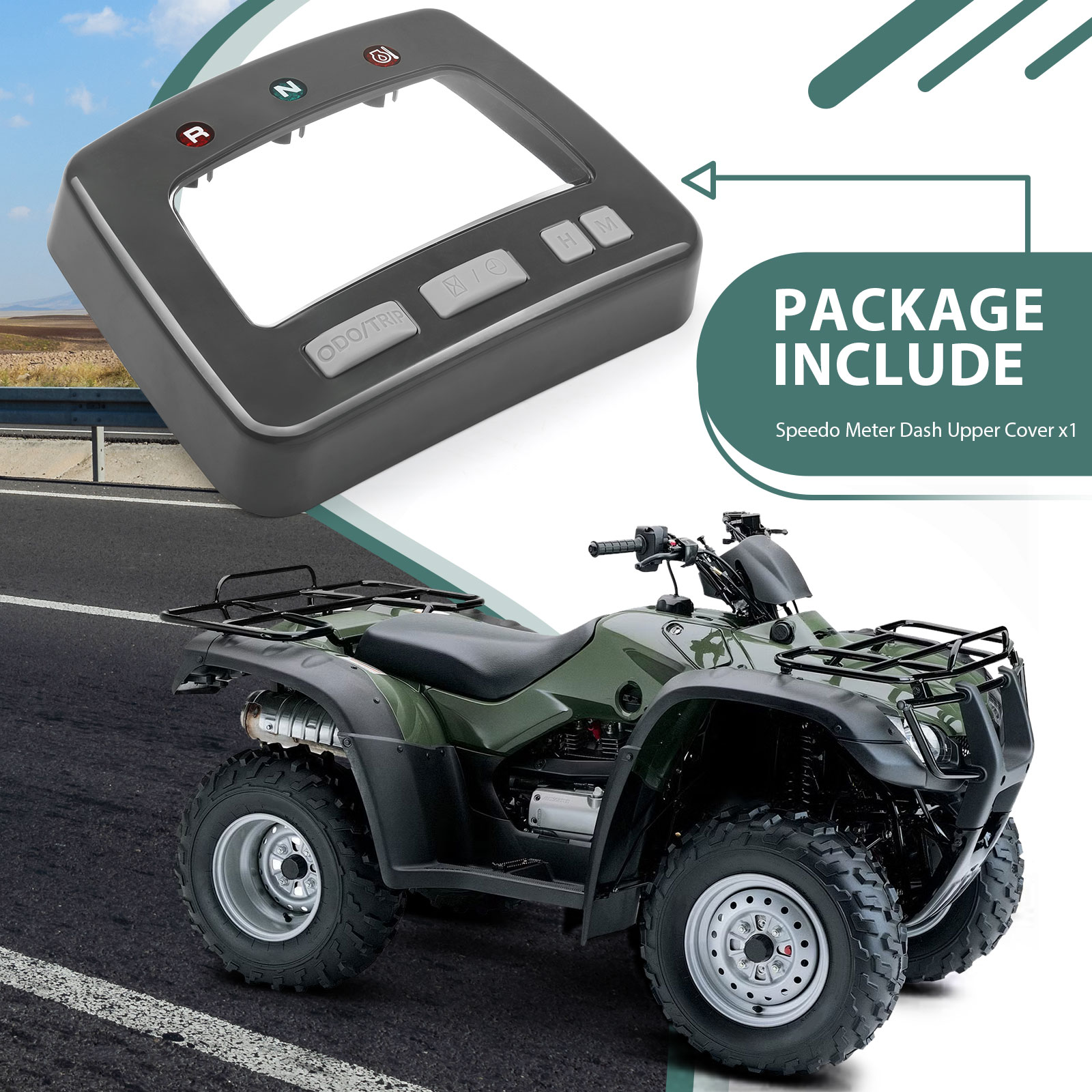 thumbnail interactive-video image 1 of Motorcycle Speedometer For DASH Upper Cover 37201-HN0-A01 1 of 14