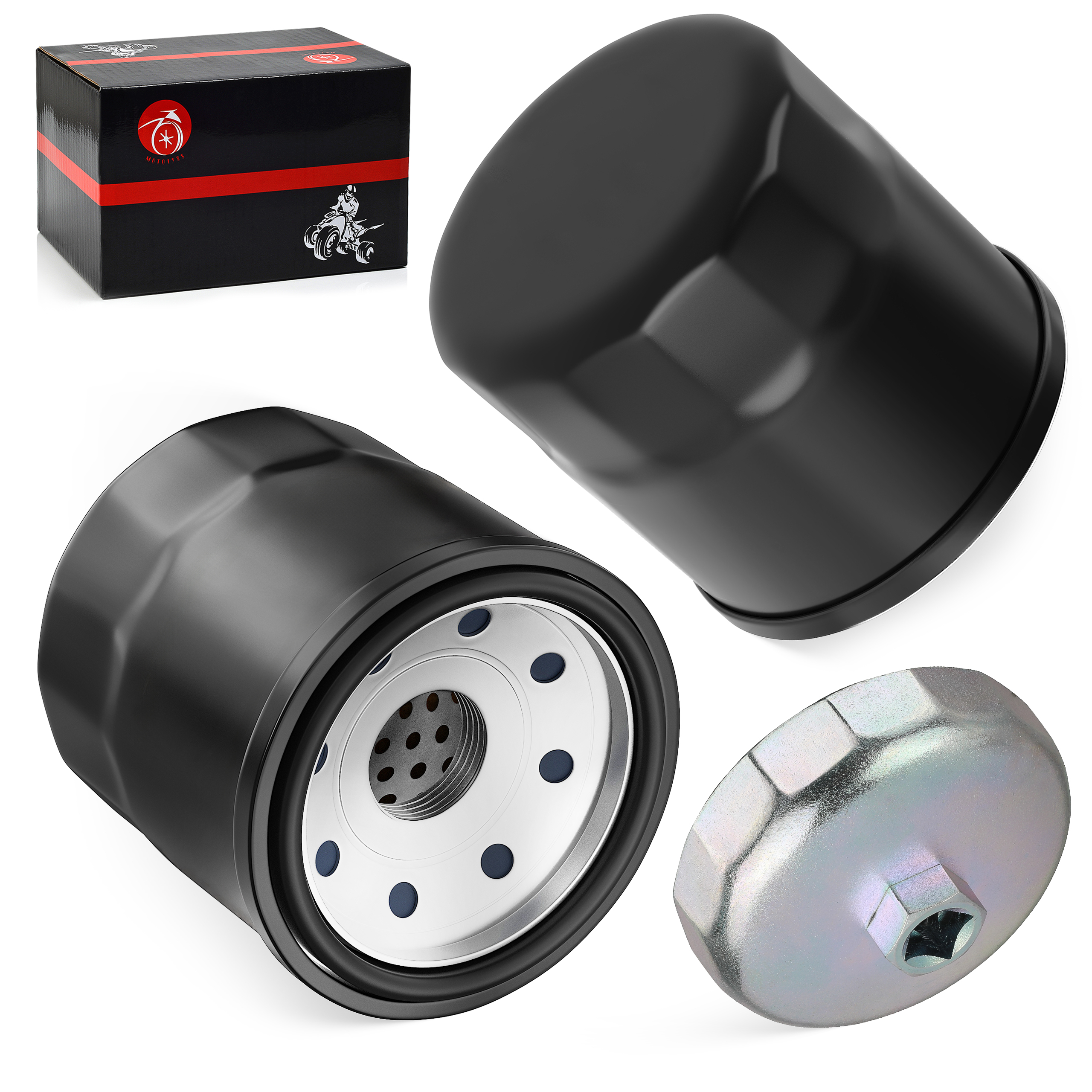 16097-0007 16097-0008 Oil Filter For Kawasaki Prairie 300 2x4/4x4