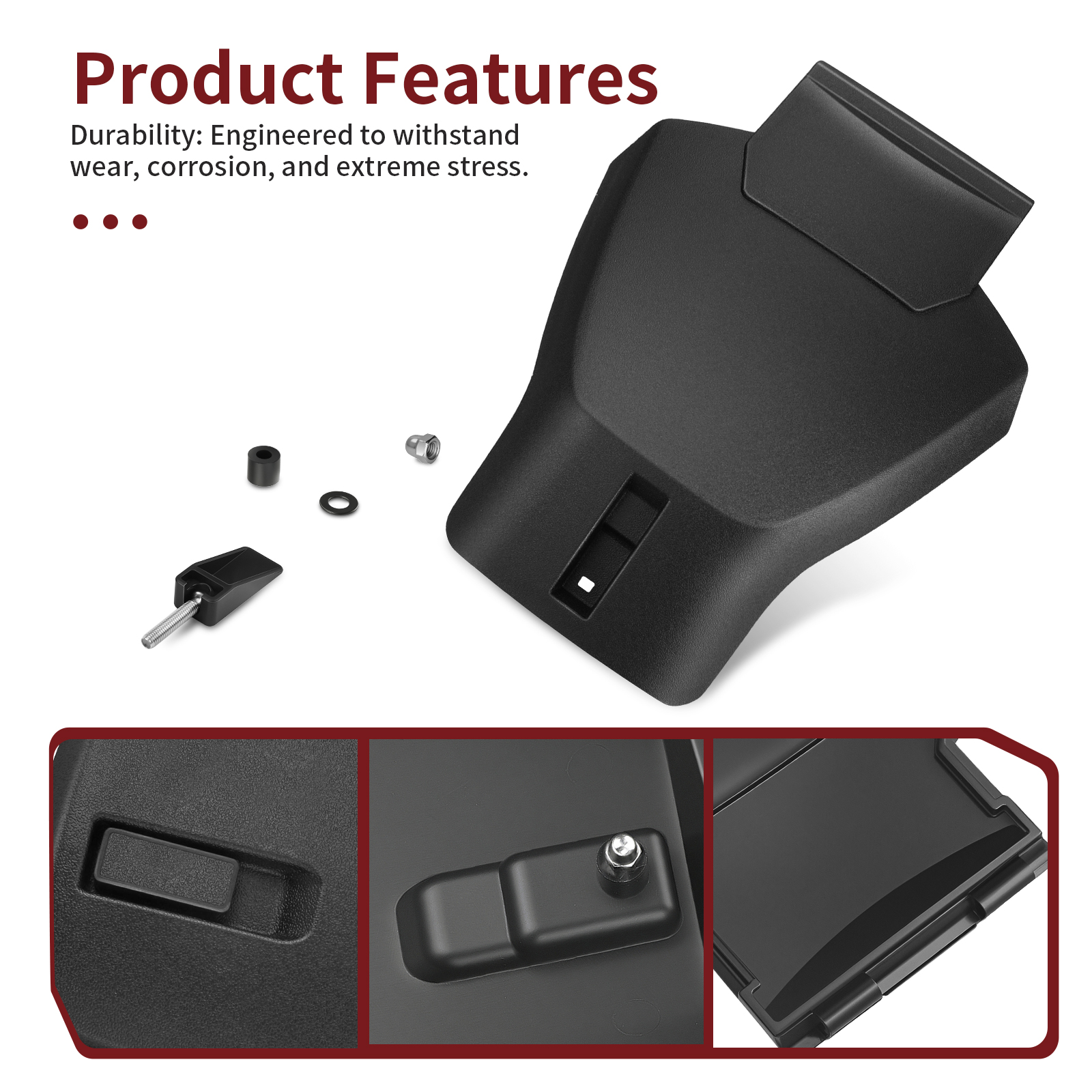 1406-862 1406-599 Storage Box Lid Cover w/ Latch for Arctic Cat