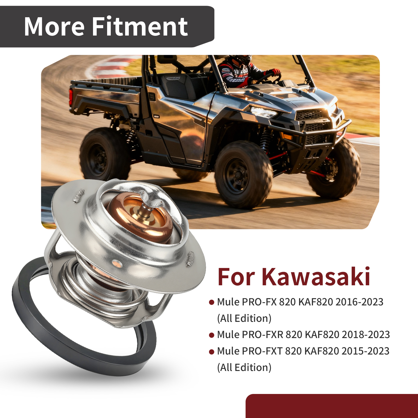 2015-2023 For Kawasaki Mule PRO-FXT PROFXT KAF820 49054-0007