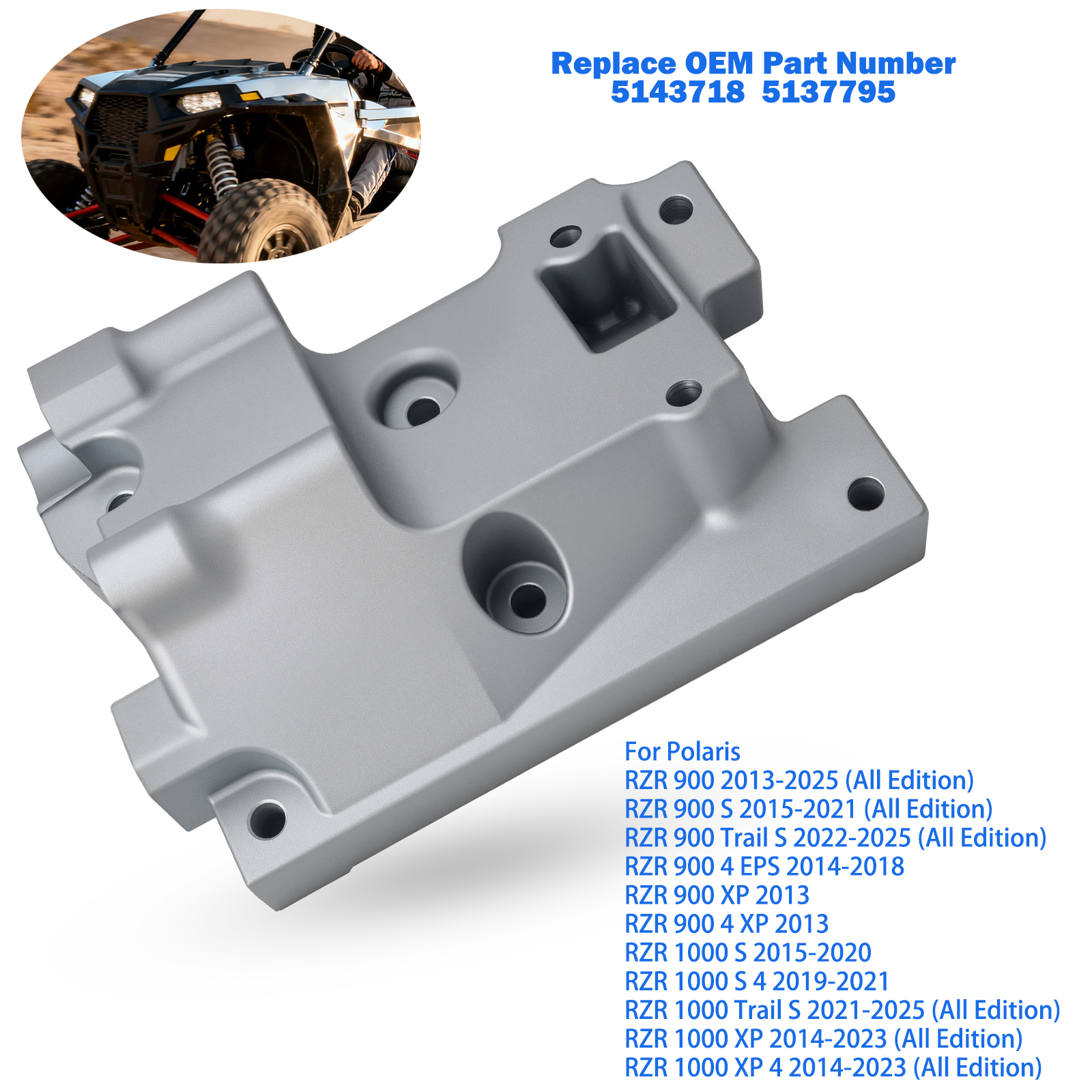 Transmission Joint Bracket Mount for Polaris 2013-2025 RZR 900