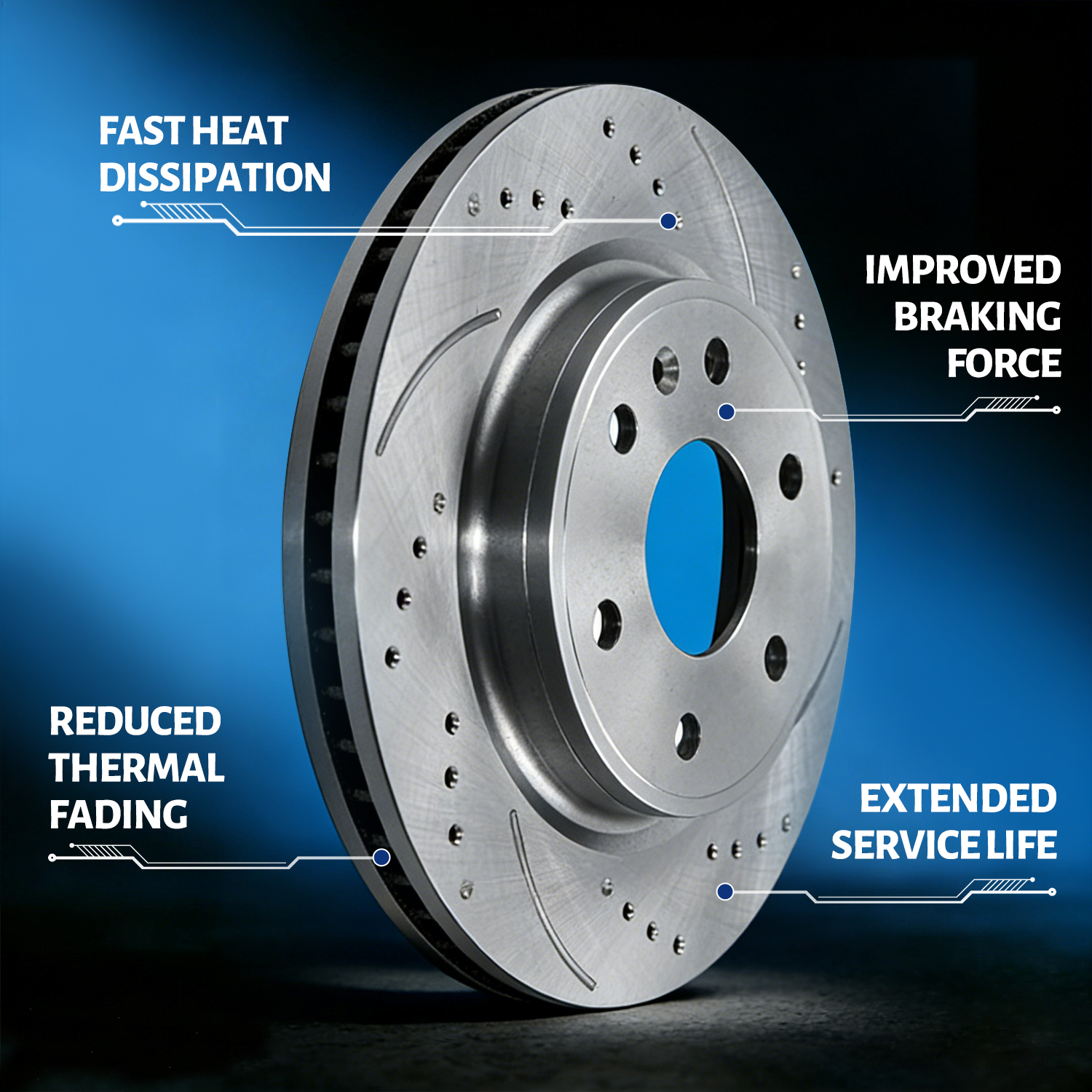 A-Premium Front & Rear Drilled and Slotted Disc Brake Rotors + Ceramic Pads Kit Compatible with Select Nissan Models - Altima 2007 2008 2009 2010 2011 2012 2013, 3.5L, 12-PC Set A-Premium Front & Rear Drilled and Slotted Disc Brake Rotors + Ceramic Pads Kit Compatible with Select Nissan Models - Altima 2007 2008 2009 2010 2011 2012 2013, 3.5L, 12-PC Set