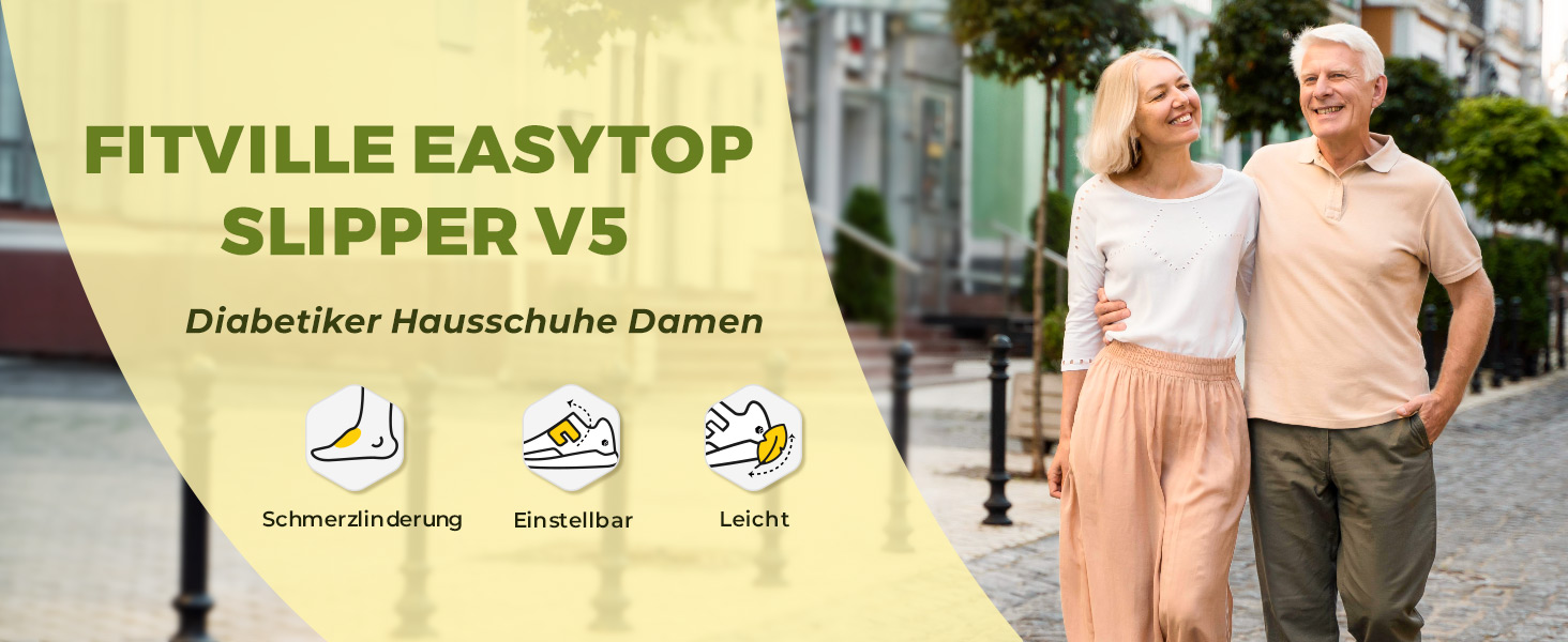 Orthopädische Hausschuhe Damen - Mit Weichem Fußbett | Atmungsaktiv Mesh, Rutschfest