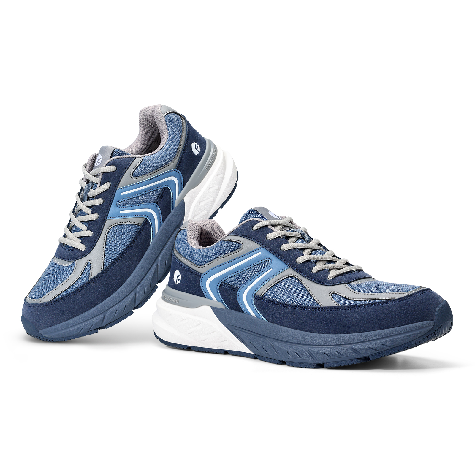 FitVille Mens Sneakers Wide Width Running Shoes Casual Comfort Athletic Shoes