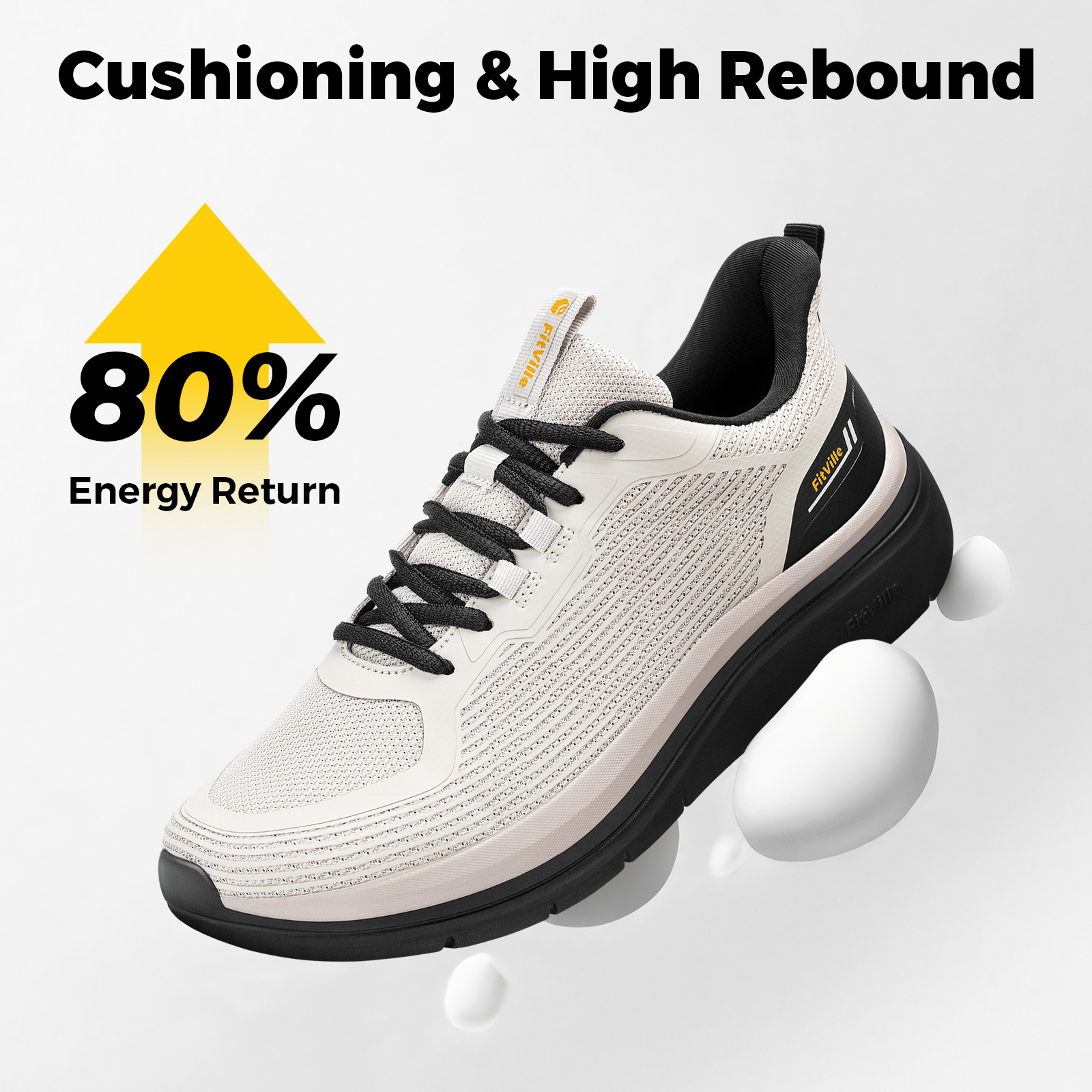 FitVille Mens Sneakers Athletic Shoes Wide Width Casual Shoes Lightweight