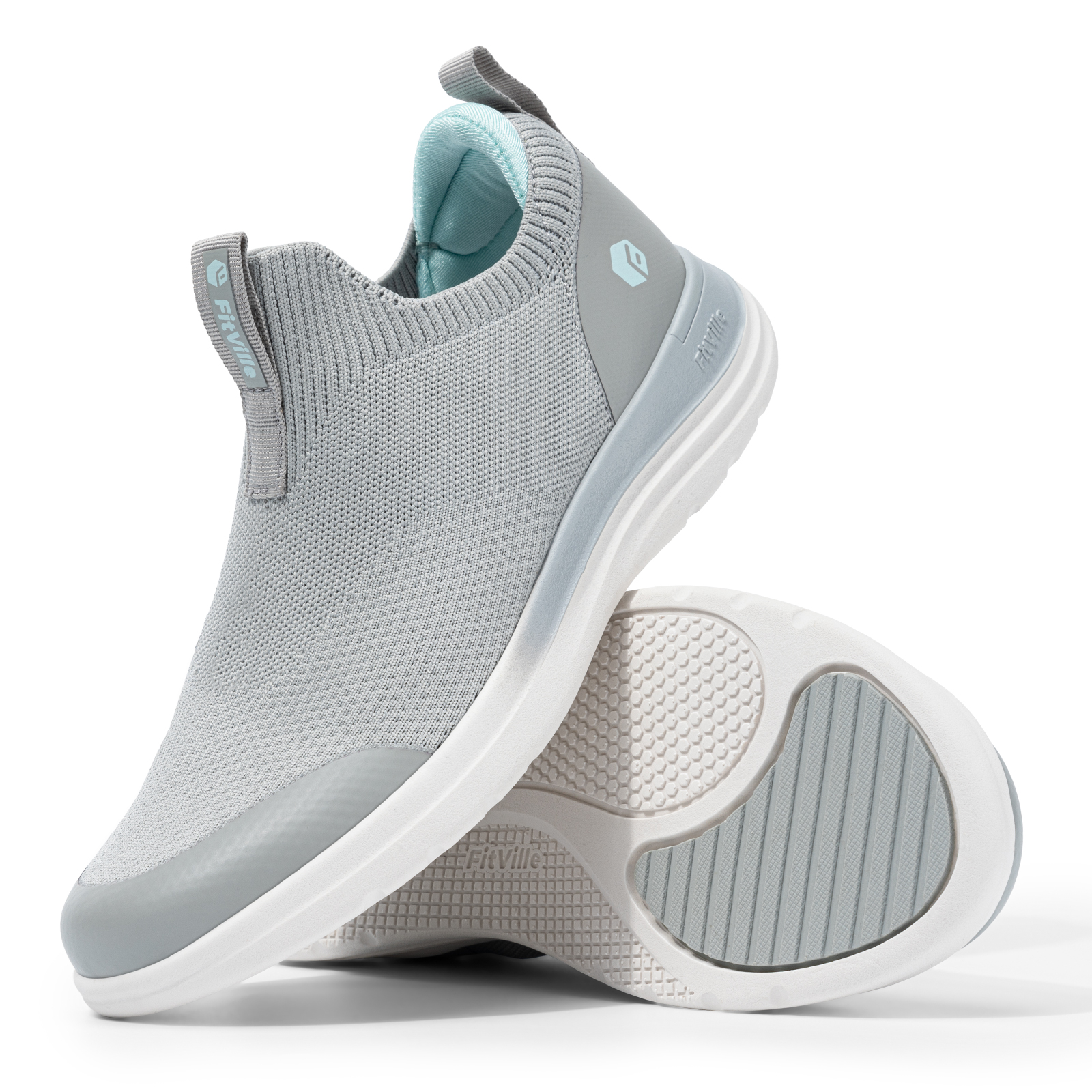 Slip On Wide Width Arch Support Running Shoes