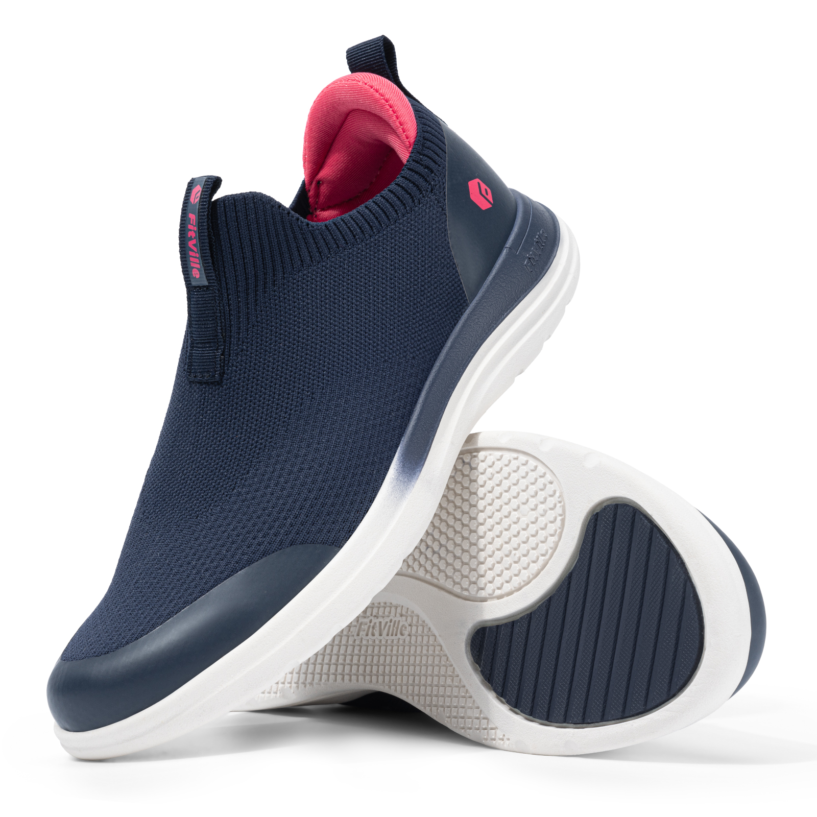 Slip On Wide Width Arch Support Running Shoes