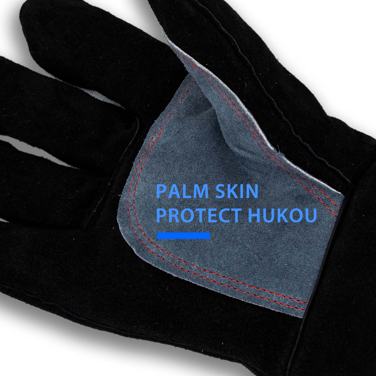 Safety Expertss Leather Welding Gloves – Heat Resistant, Lined, Red – 14" – Pack Of 12 Pairs