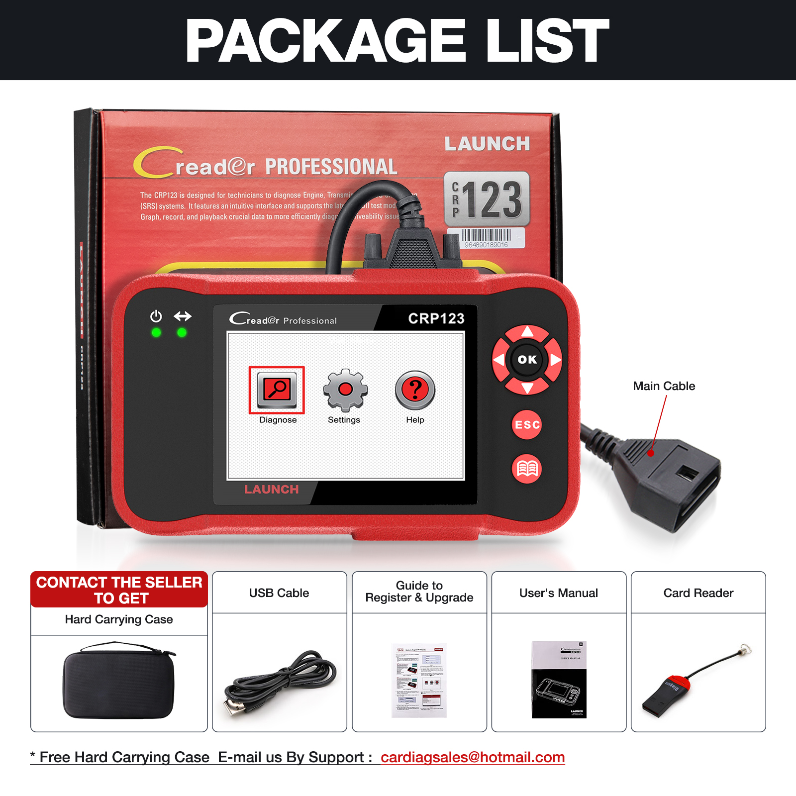Car OBD2 Diagnostic Scanner Code Reader Engine Fault Code Reader - View #6