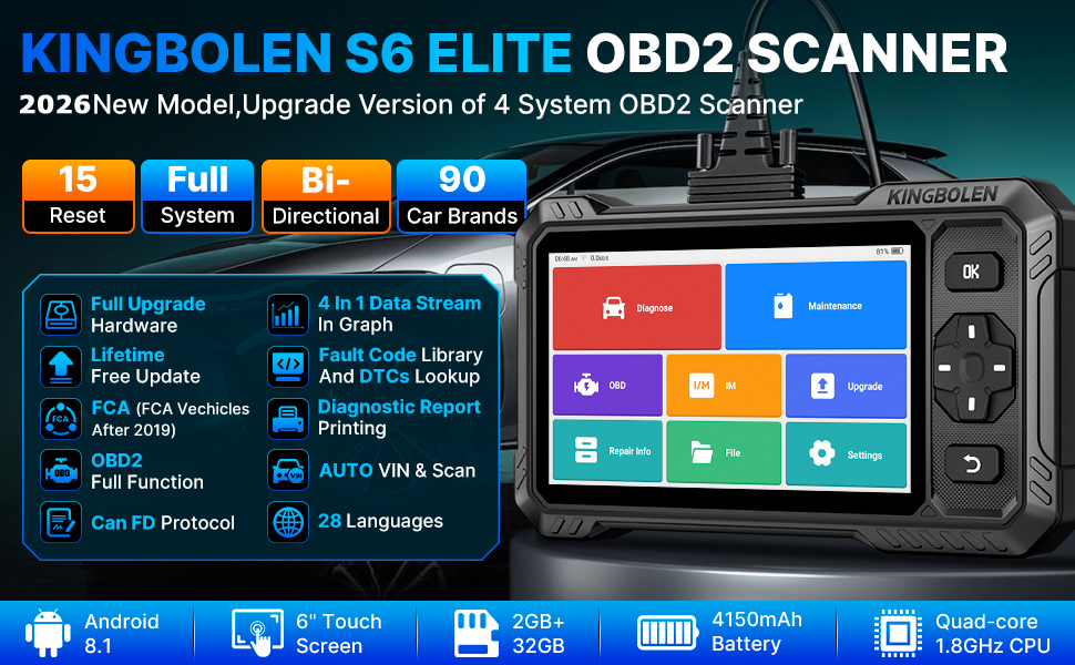 Enhanced OBD2 Scanner Diagnostic Tool - Check Engine - View #2