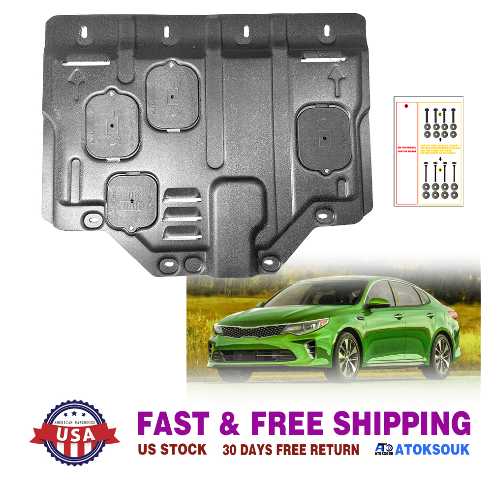 For Kia Optima 2016-2020 Under Engine Splash Guards Front Engine