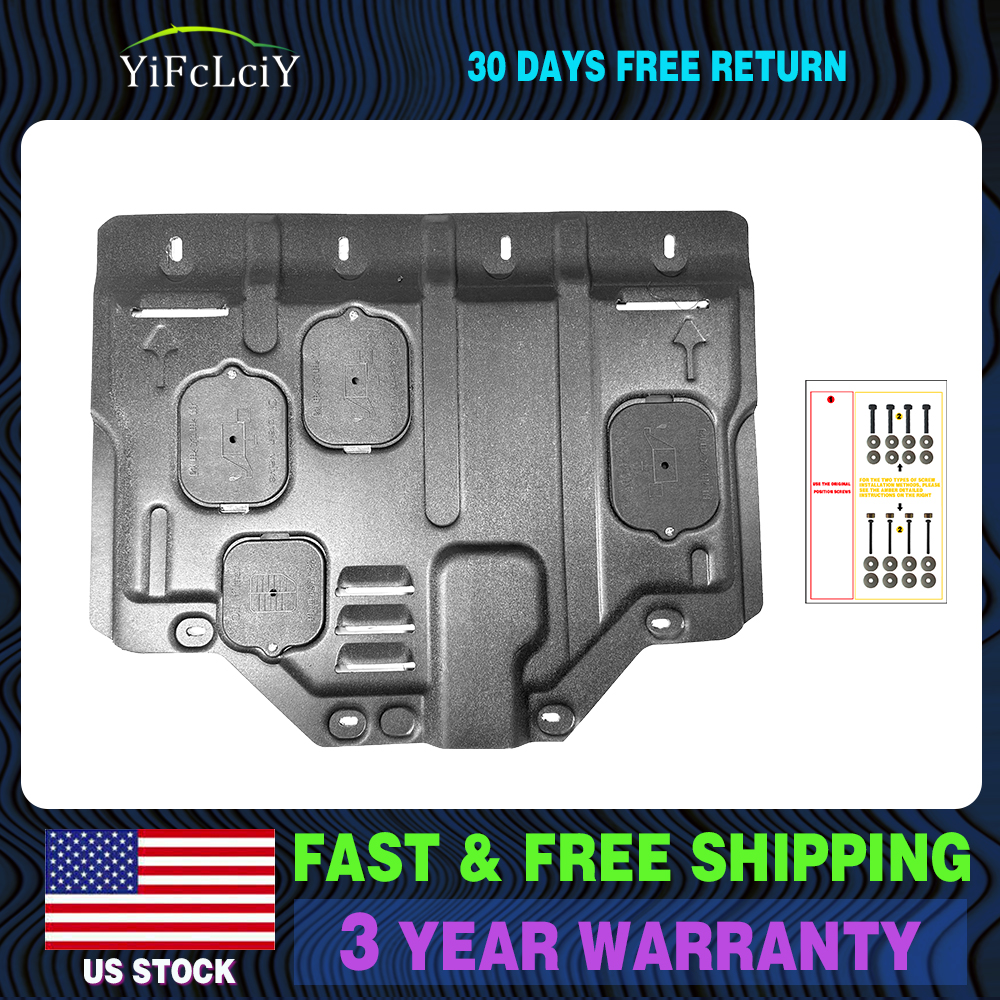 Fit For 2015 2016 2017 Ford Mustang Engine Splash Shield Radiator Cover