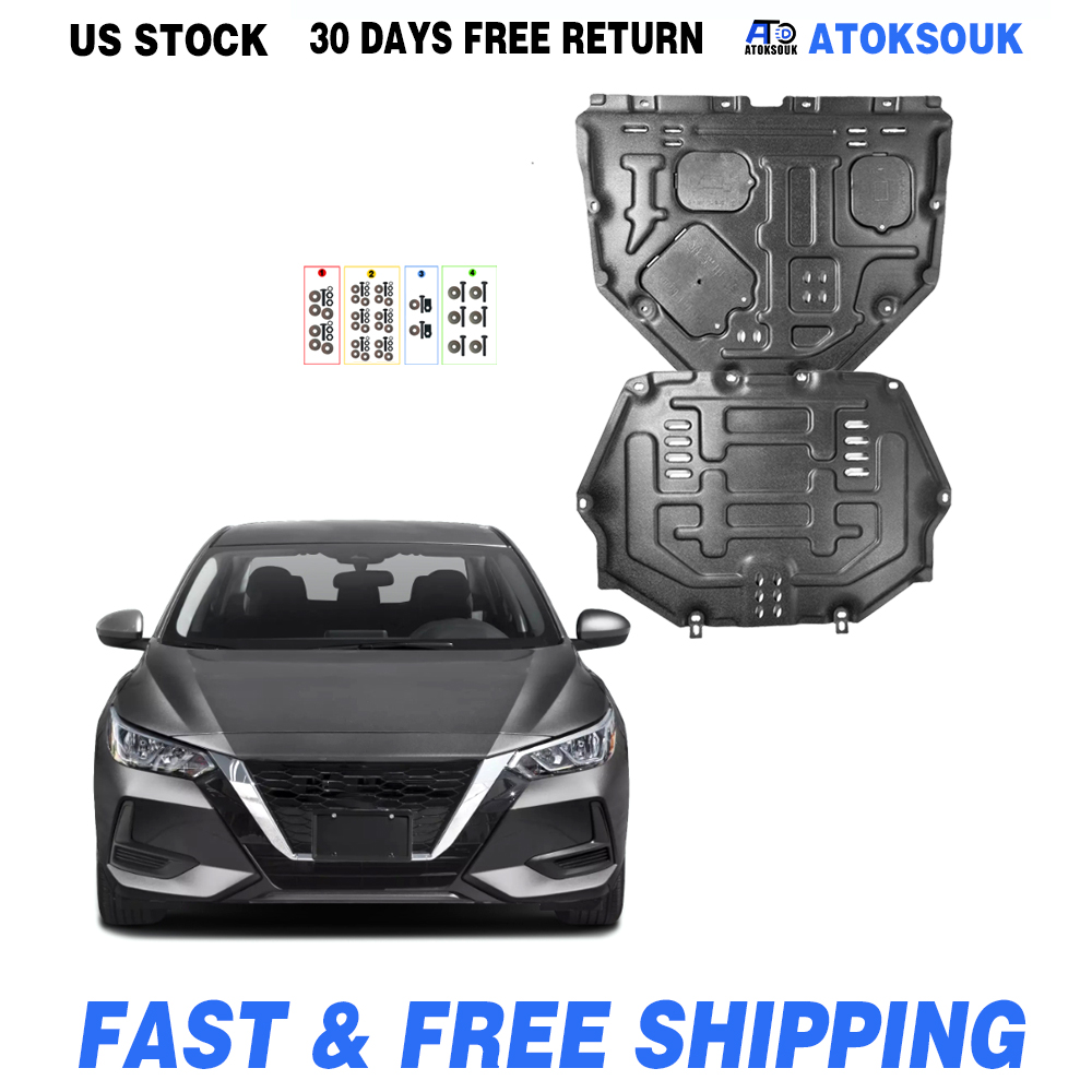 For Nissan Sentra 2020-2025 Under Engine Splash Guards Front