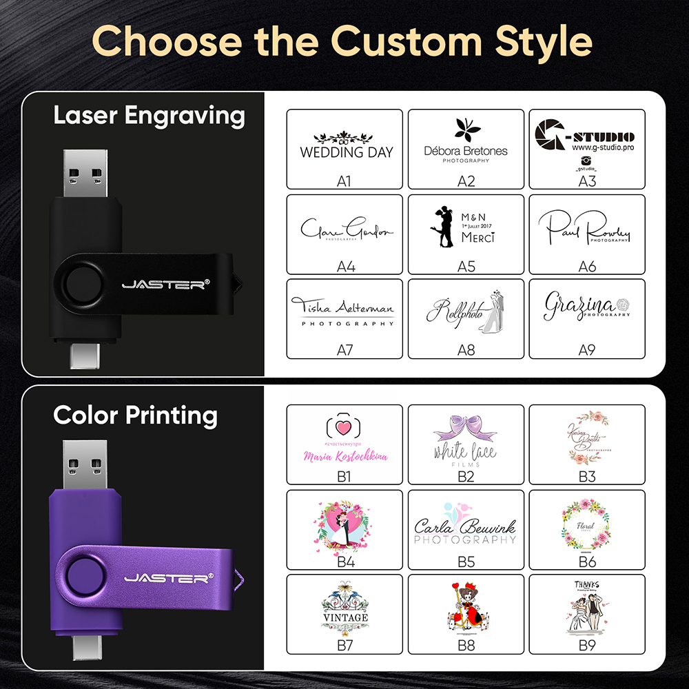 Custom engraving examples