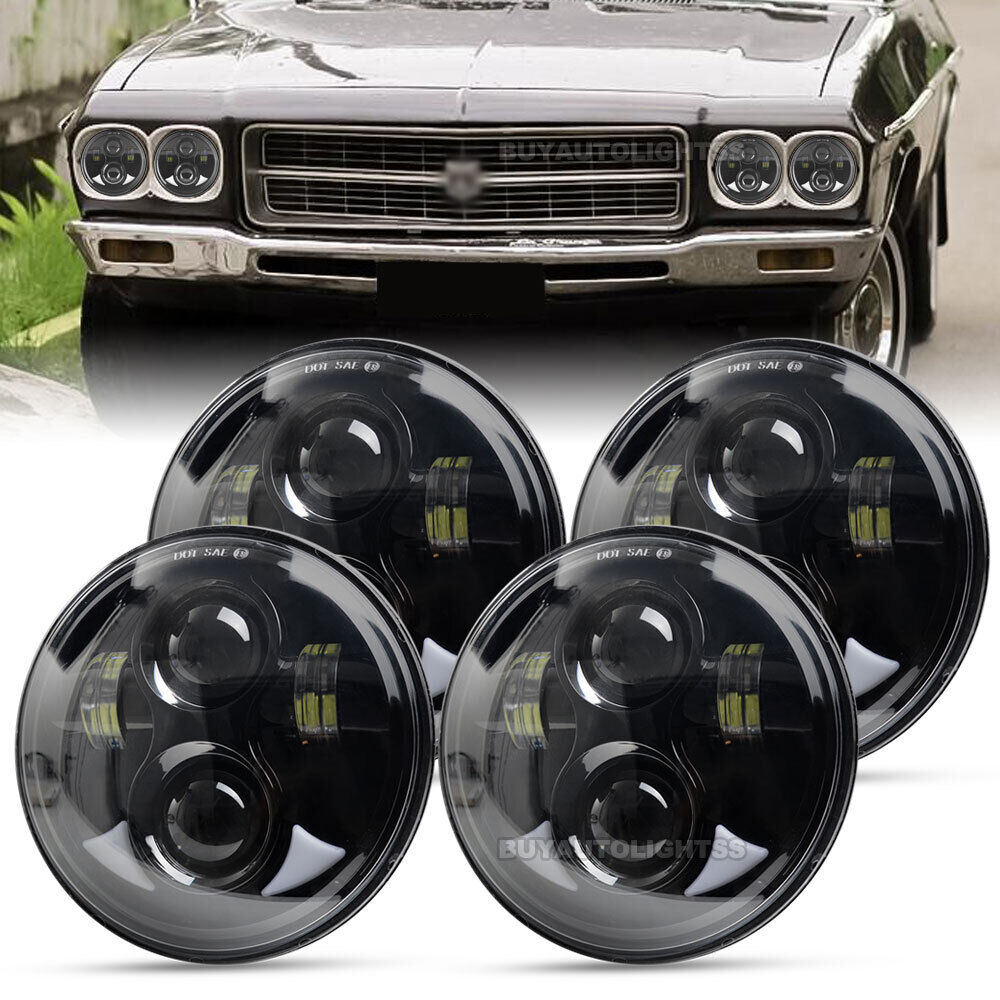 2 x Sealed Beams Round 5-3/4 High for Holden HG HK HT HQ HJ HX HZ Premier 60/37.5w 12v | ZPN-34499