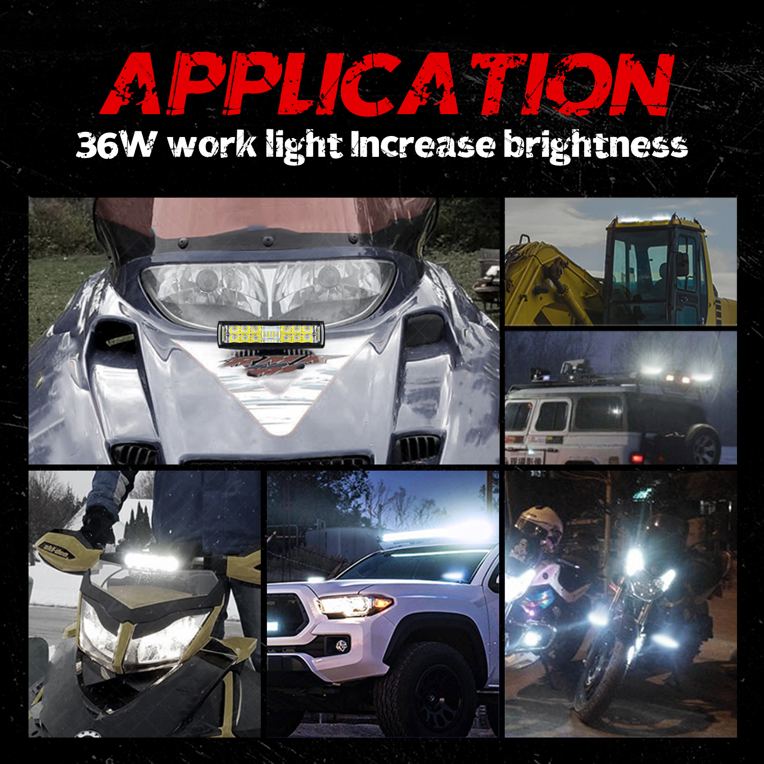 thumbnail image 2 of 2x 6-Inch LED Work Light Pods – Flood/Spot Combo, IP67, 20W – For Offroad SUV 2 of 5