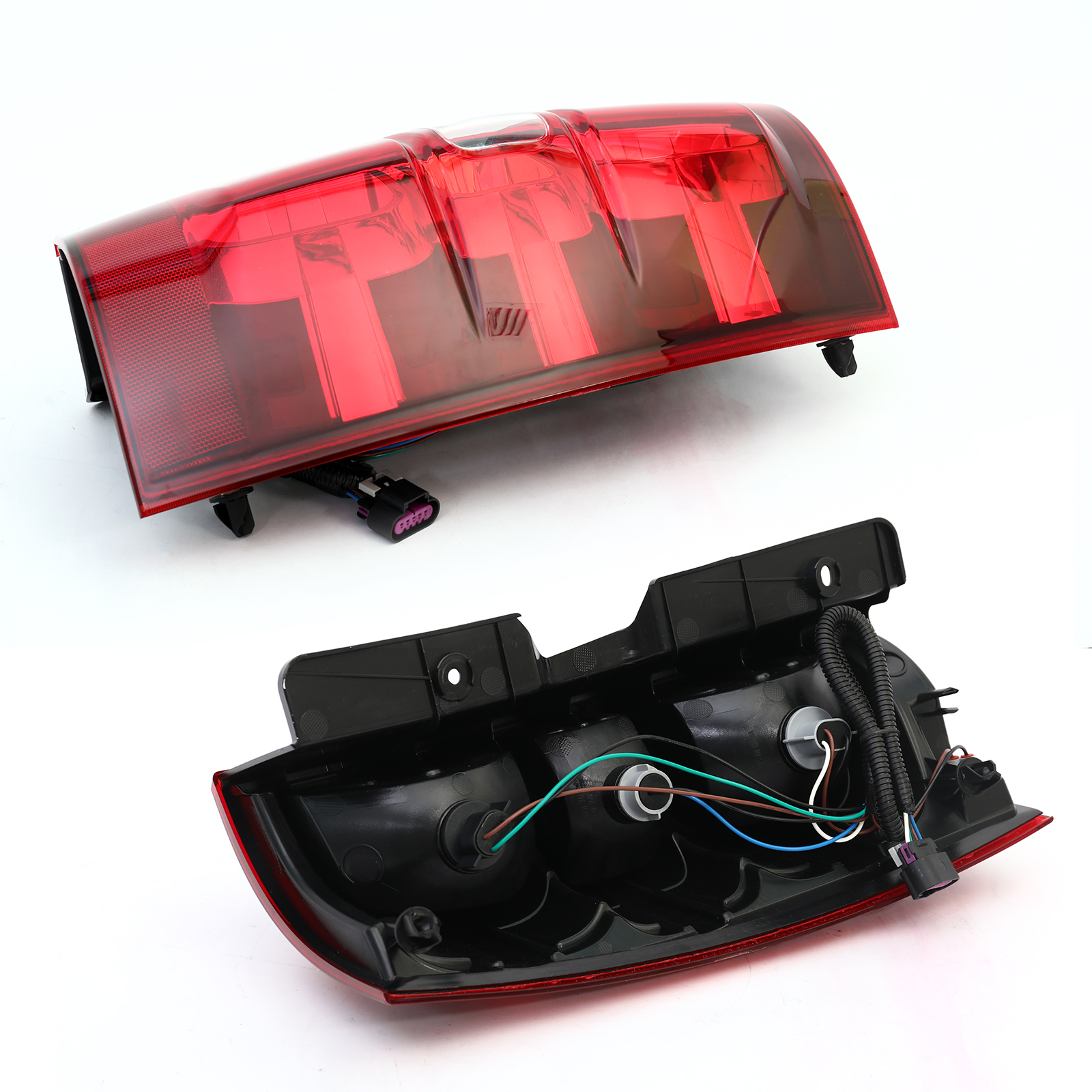 Feux Arrière Pour Chevrolet Tahoe/Suburban 2007-2014 - Fumée Rouge, Étanches - 6W