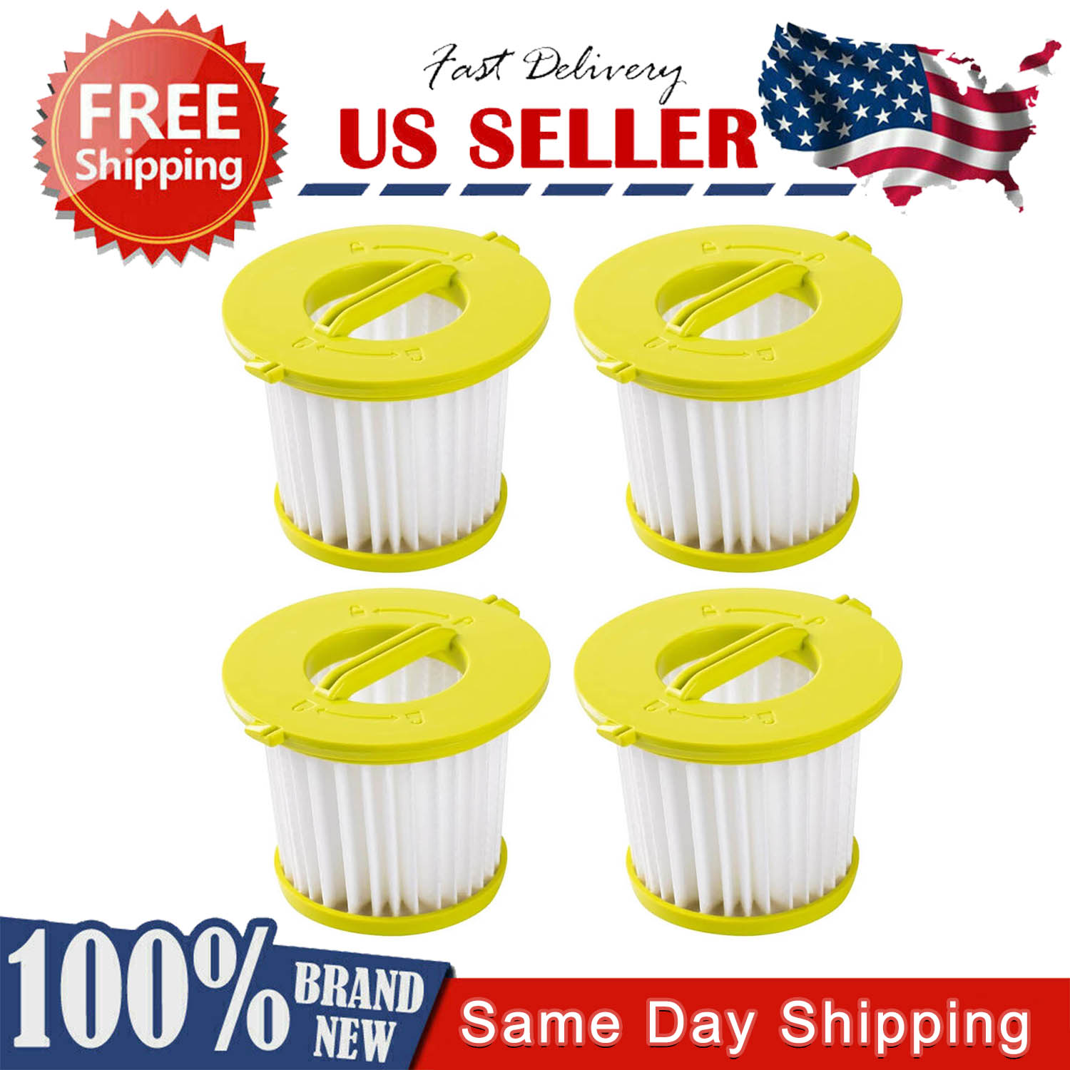 4 Pack Vacuum Filter for Replacement Part A32F05N A32HF00 HAHV33