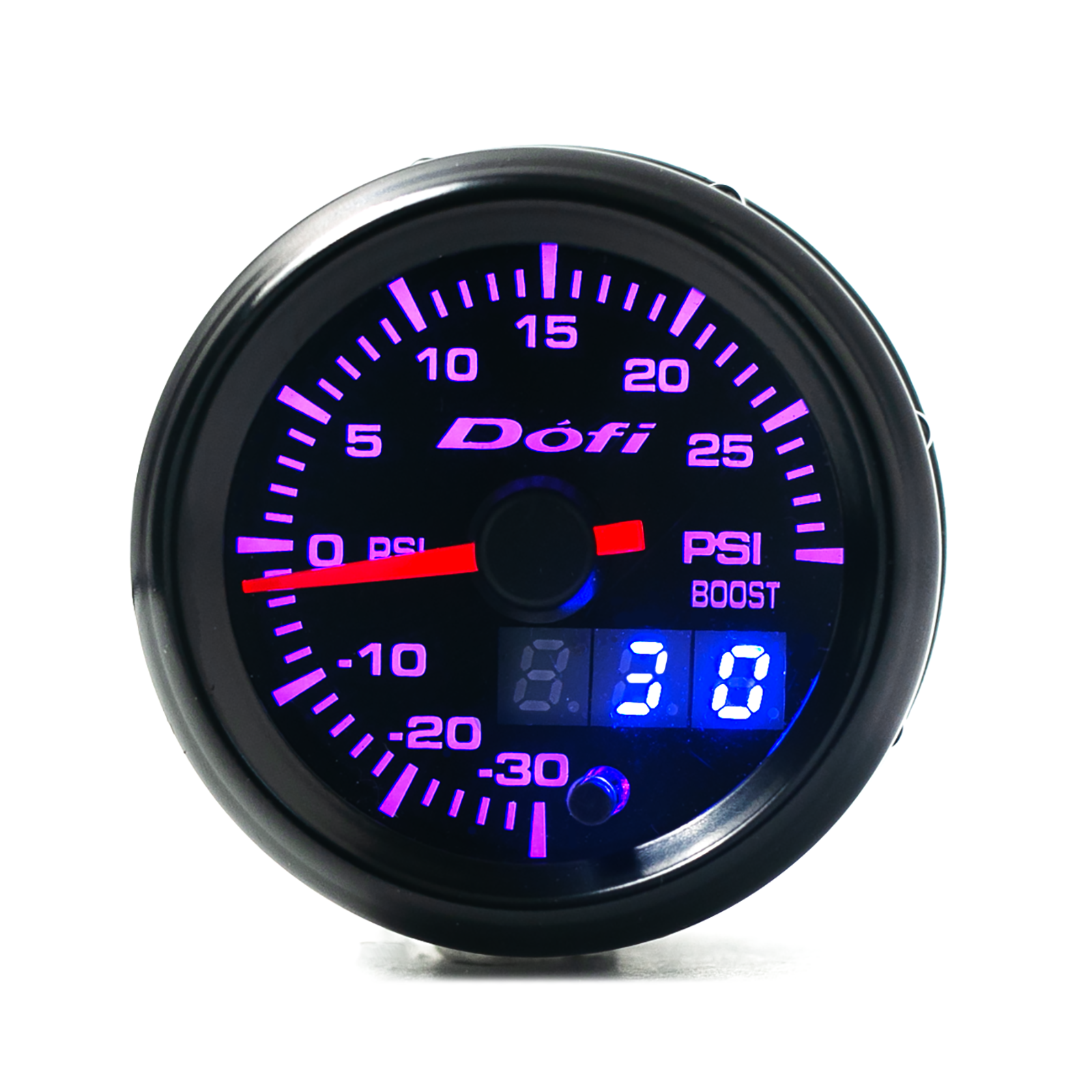 Jauge Turbo Boost 52mm LED 7 Couleurs - Instrument Voiture Modification Digitale