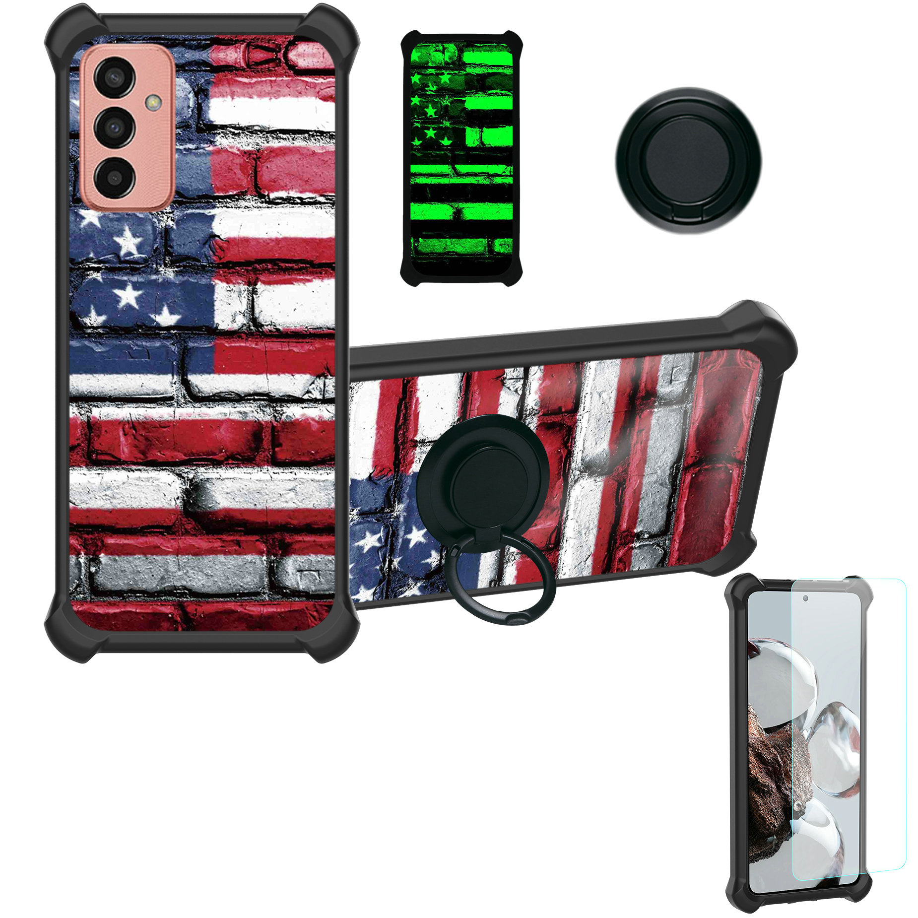 for Samsung Galaxy F13 Phone Case Cover Glass Screen Protector T2 - Picture 15 of 41