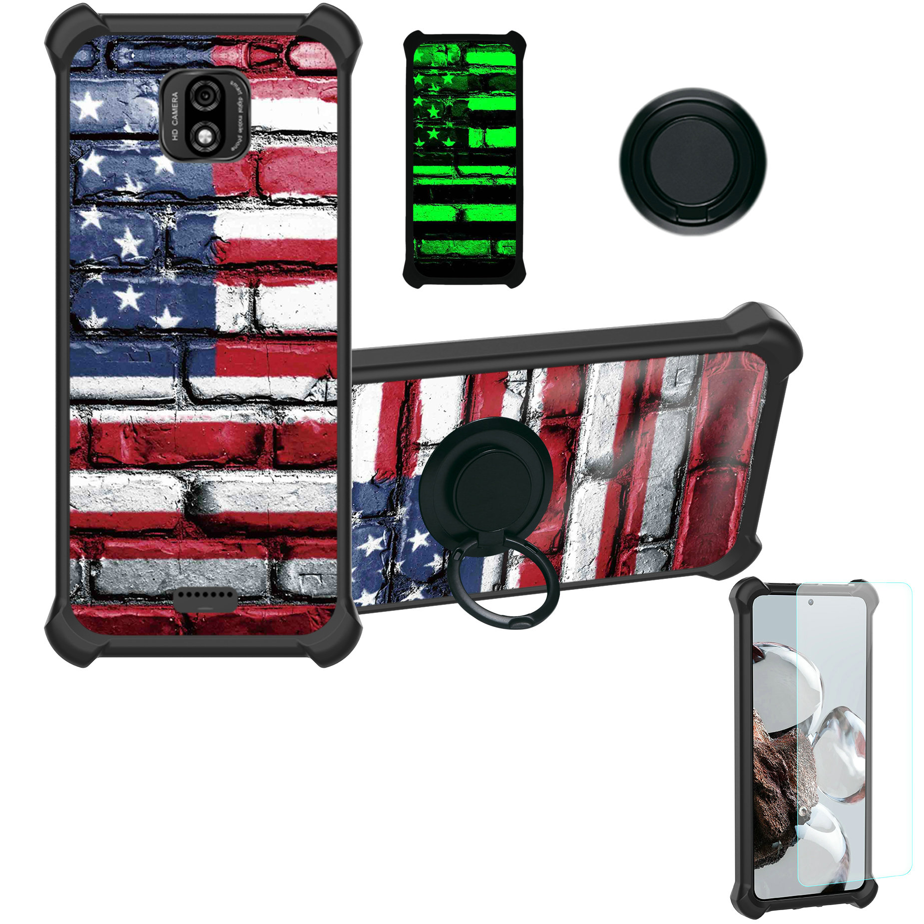 for sky devices elite P55 MAX Phone Case Cover Glass Screen Protector T2 - Picture 15 of 41