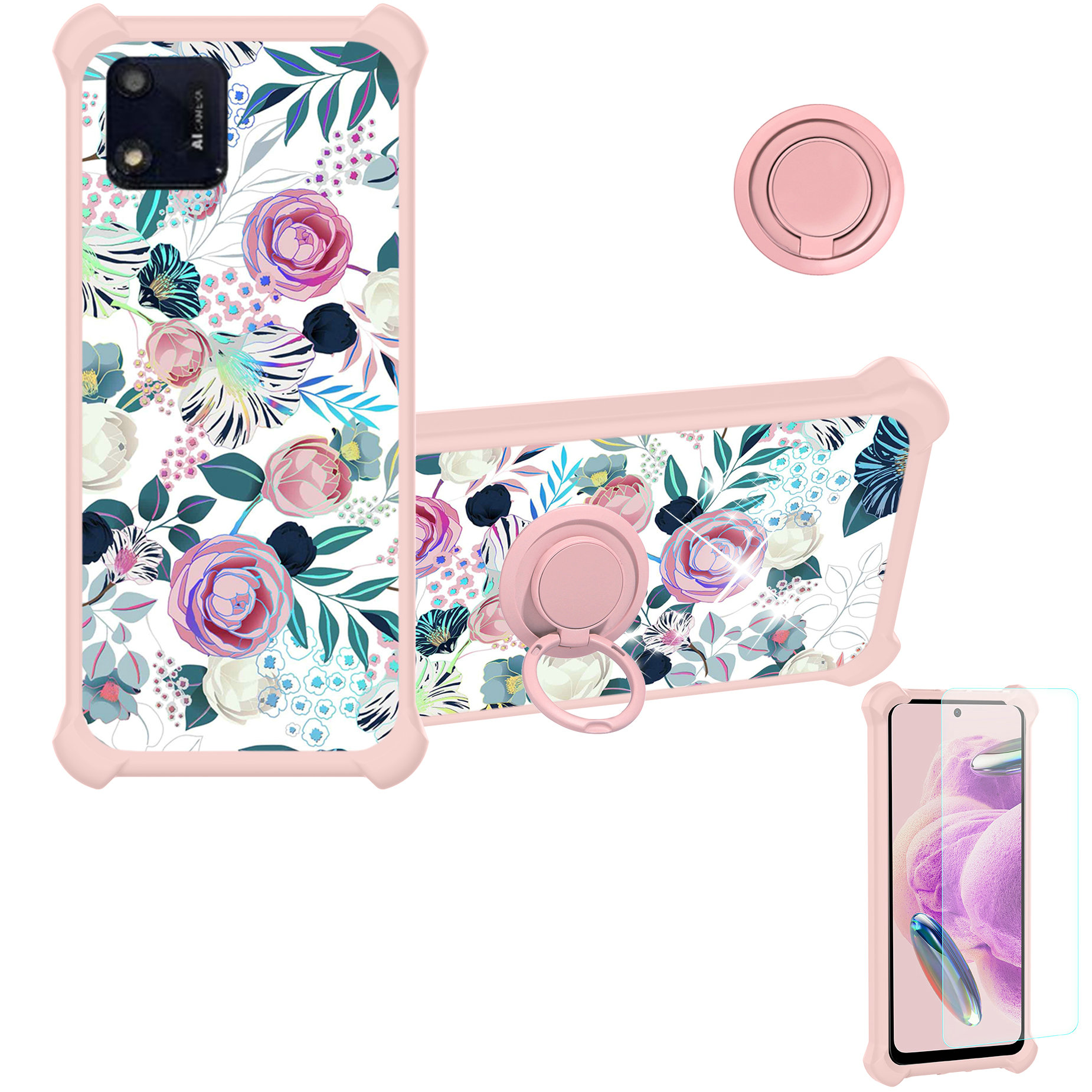 for Foxx Foxxd A56 Phone Case Cover Glass Screen Protector T1 - Picture 15 of 41