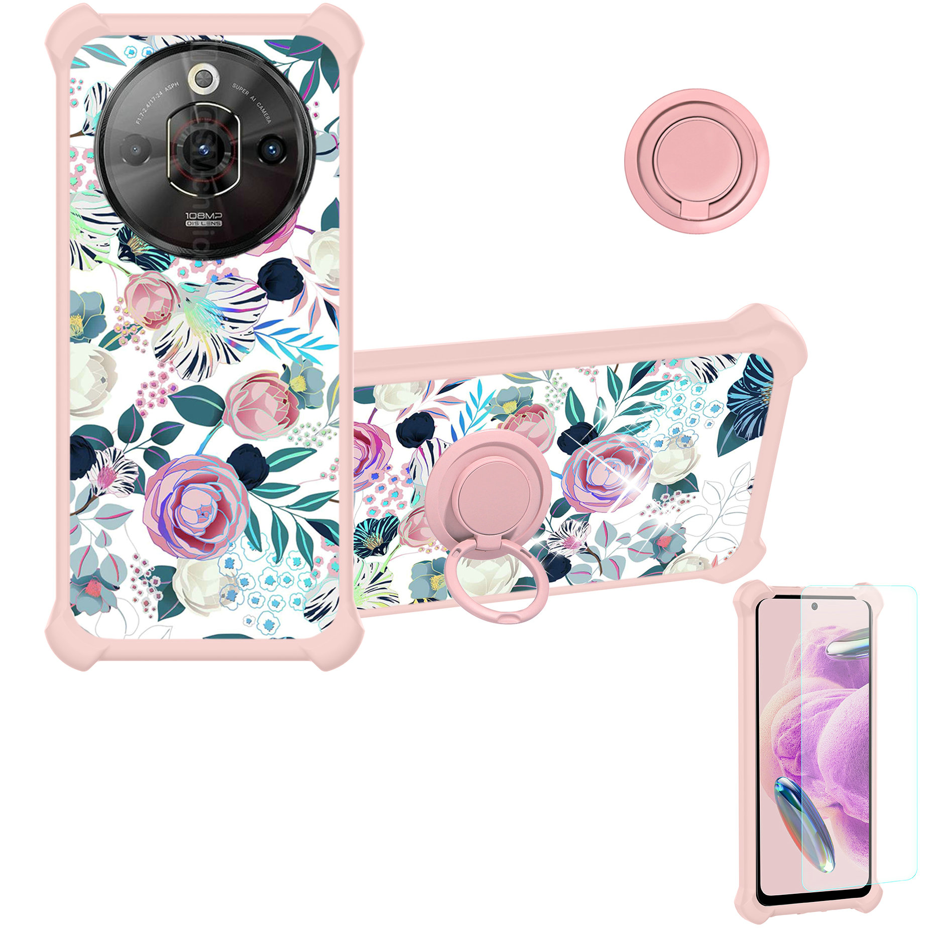 Für Nubia Focus Pro 5G Handyhülle Abdeckung Glas Displayschutzfolie T1 - Bild 15 von 41