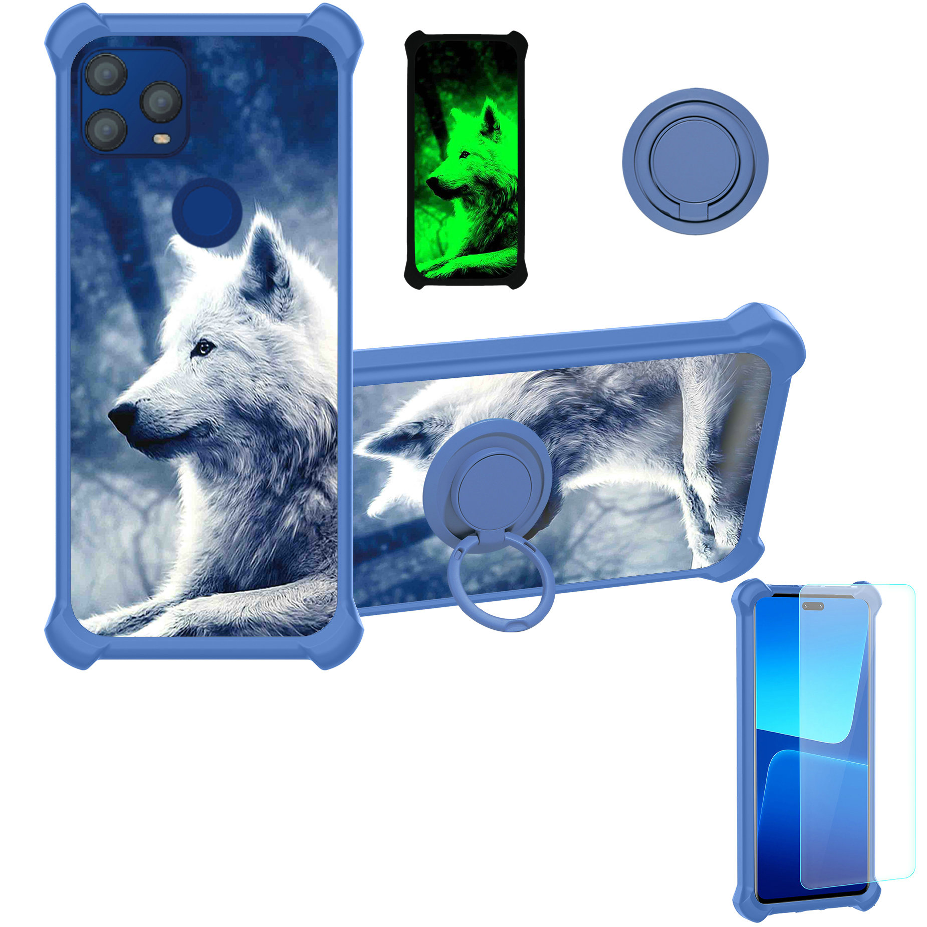 for PCD P63L Phone Case Cover Glass Screen Protector T2 - Picture 29 of 41