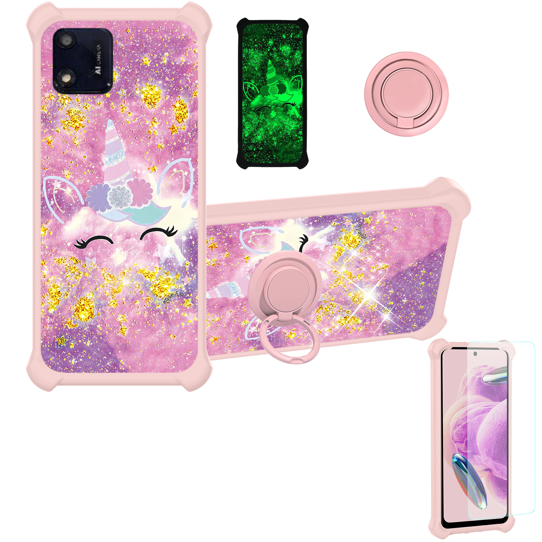 for Foxx Foxxd A56 Phone Case Cover Glass Screen Protector T1 - Picture 8 of 41