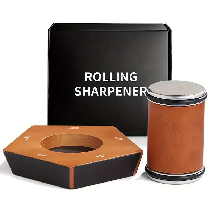 Diamond-Coated Multi-Angle Knife Sharpener - Manual Sharpening Tool