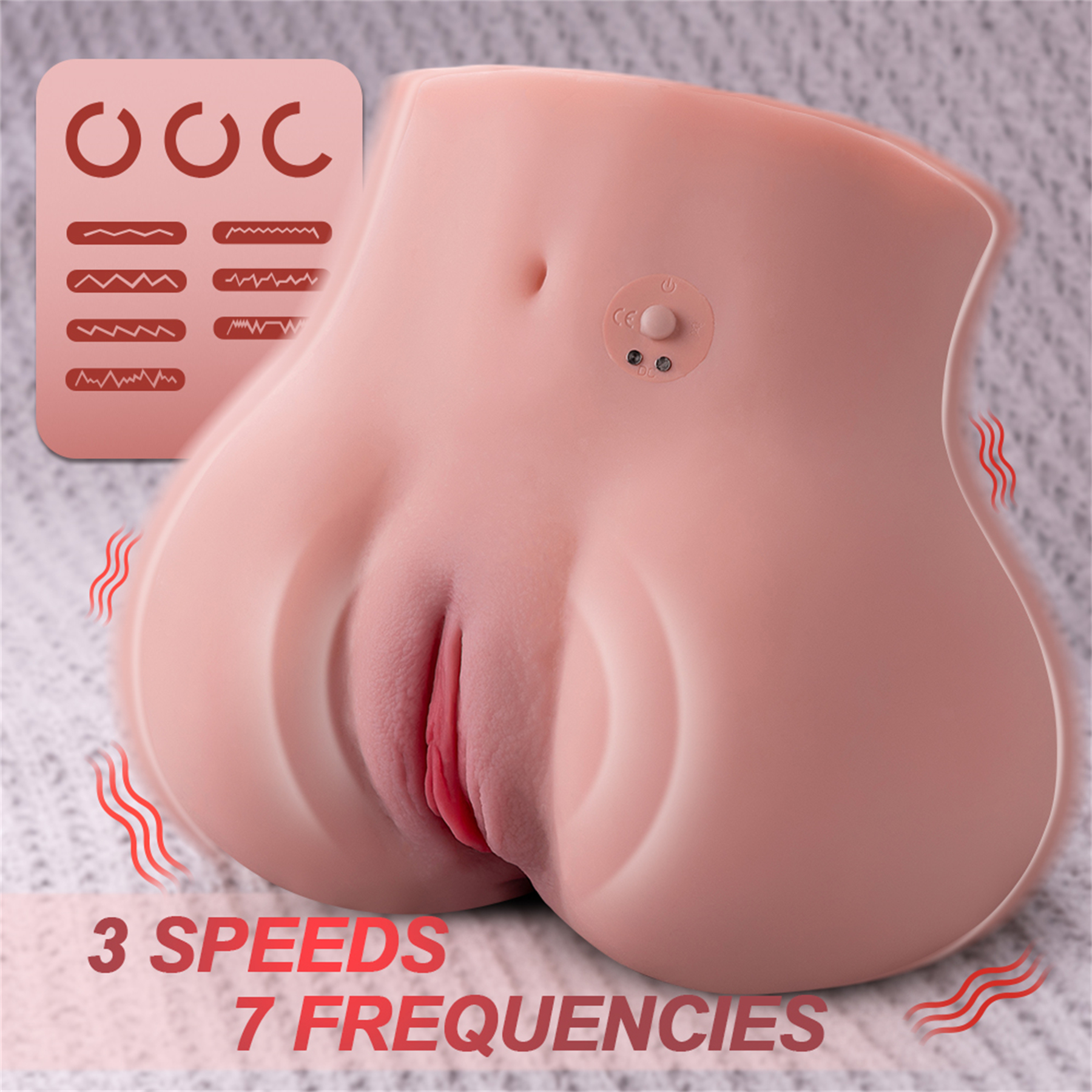 butt and vagina sex toy Buy Silicone Pussy and Ass main image 1