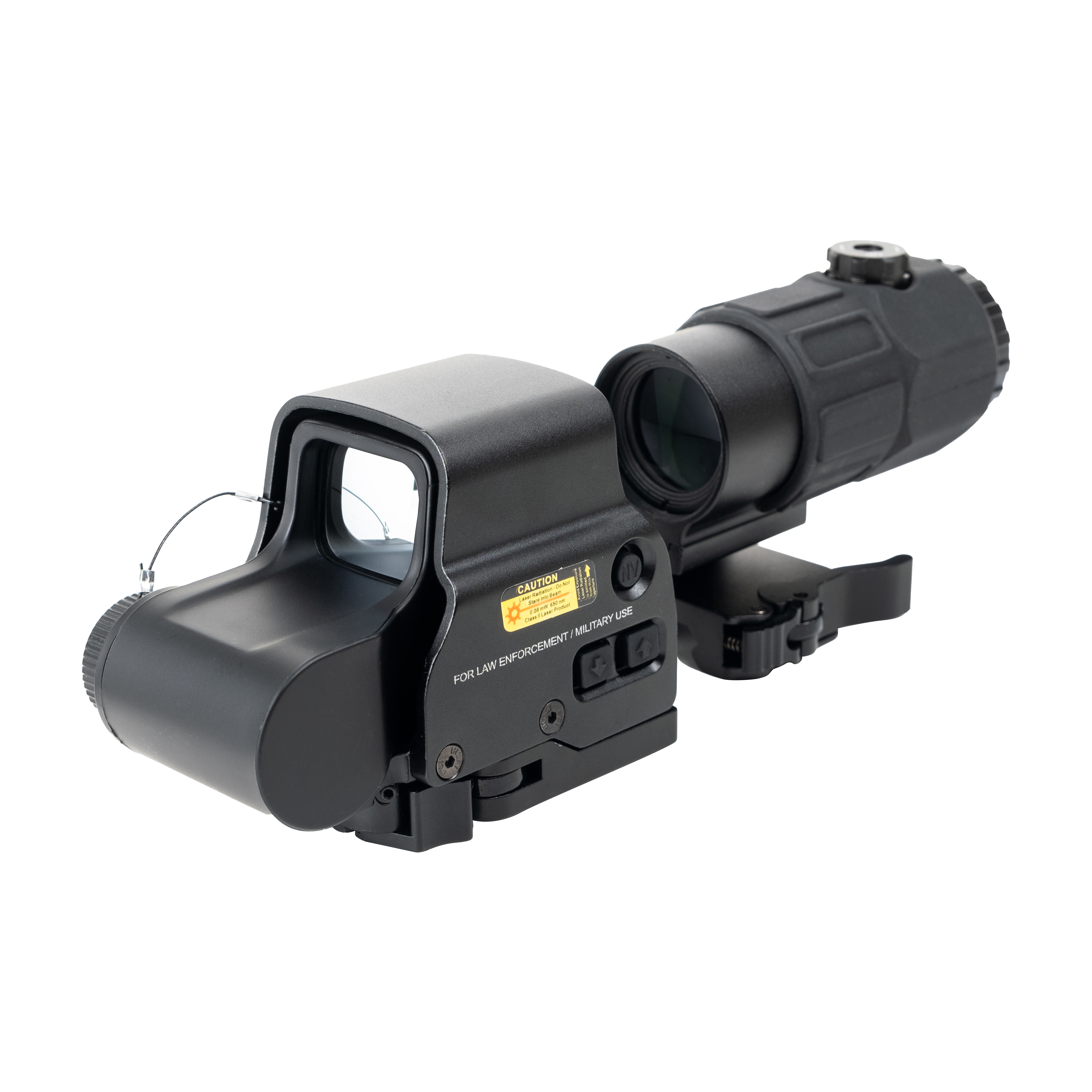 558+G43 Holographic Sight w Magnifier Red Green Dot