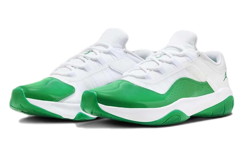 Nike Air Jordan 11 CMFT Low White Lucky Green W Retro Sneakers